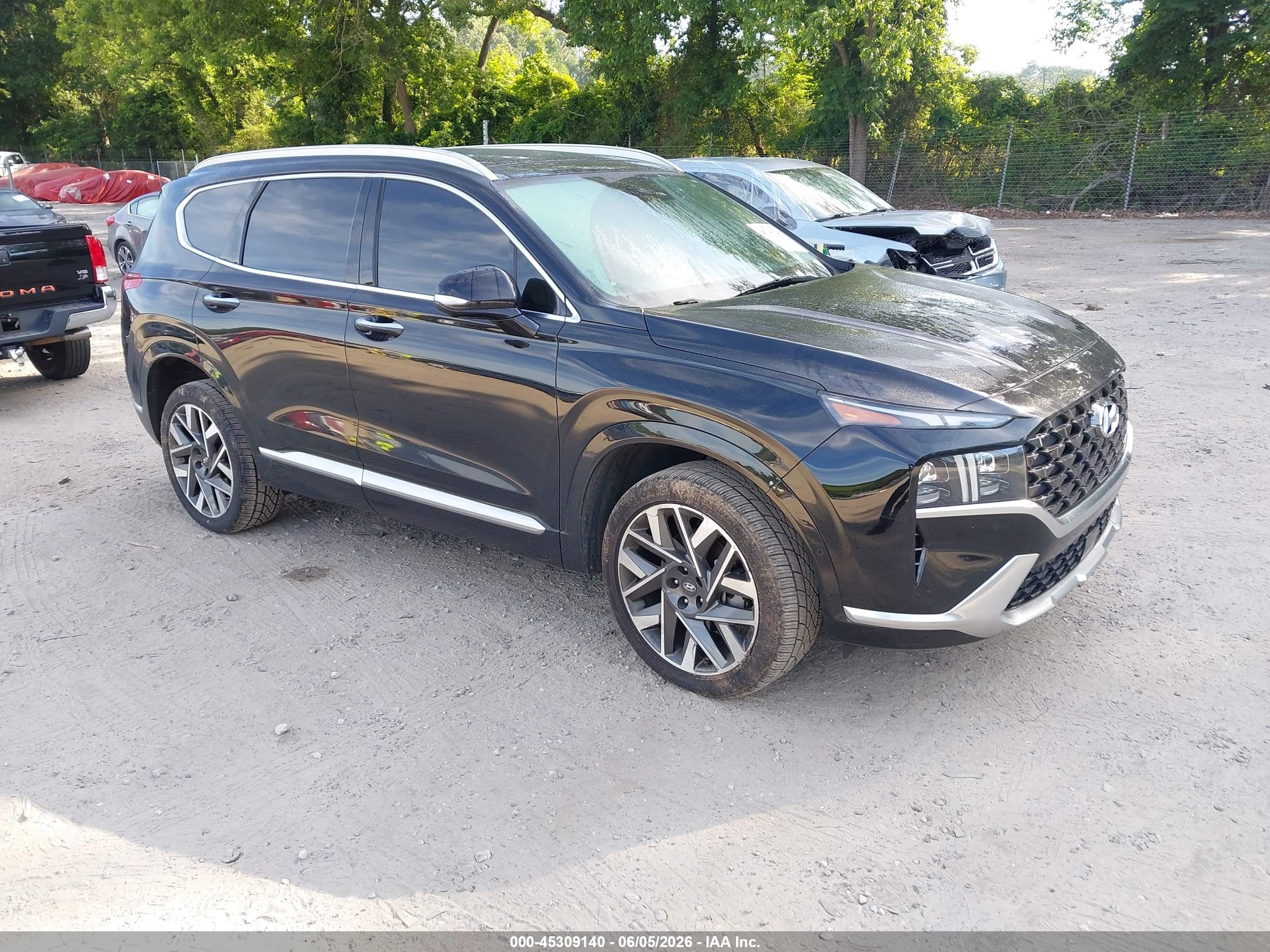 2022 Hyundai Santa Fe VIN 5NMS5DAL7NH440430 — IAAI salvage auction photo