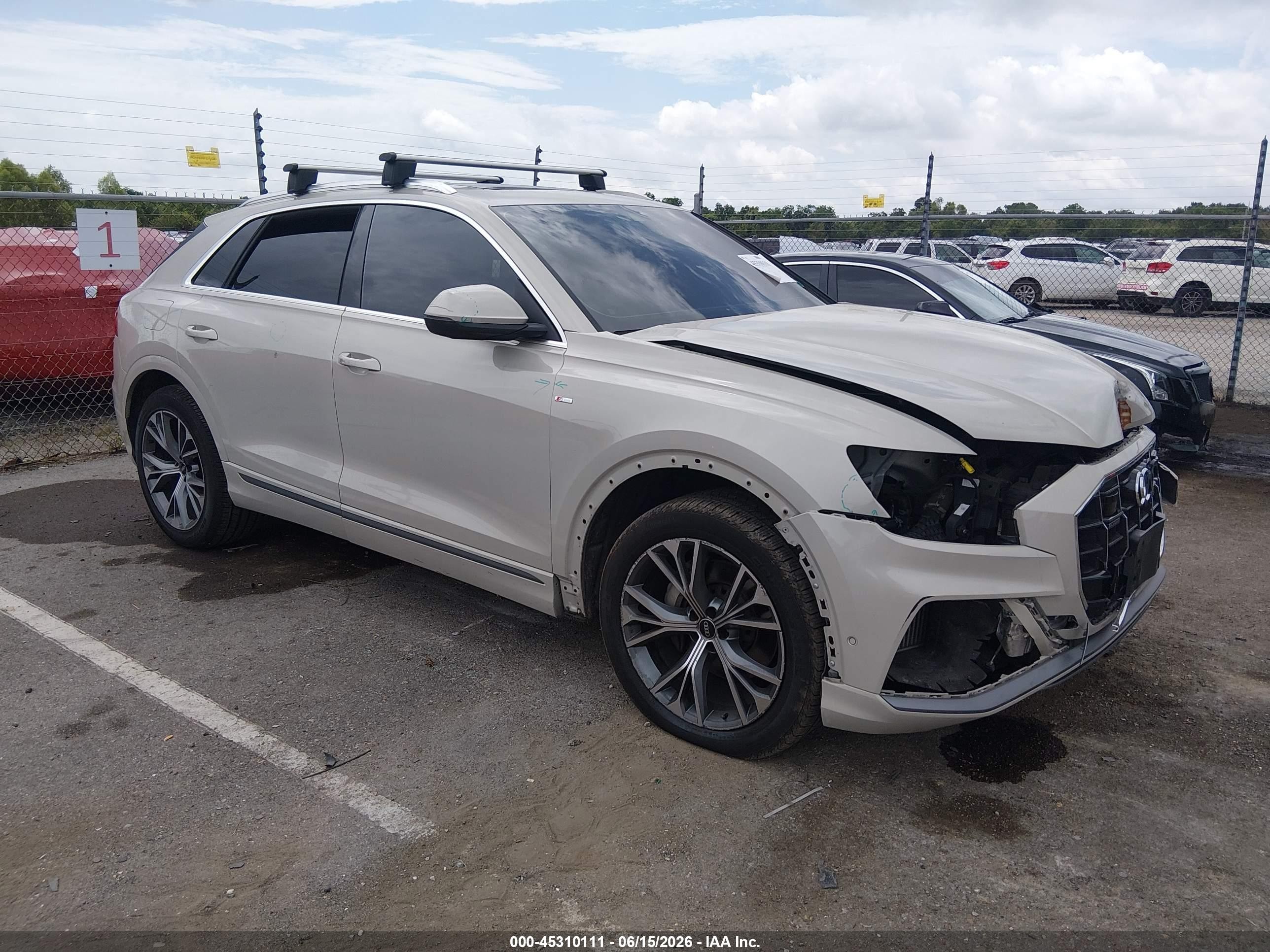 2021 Audi Q8 VIN WA1EVAF11MD036043 — IAAI salvage auction photo