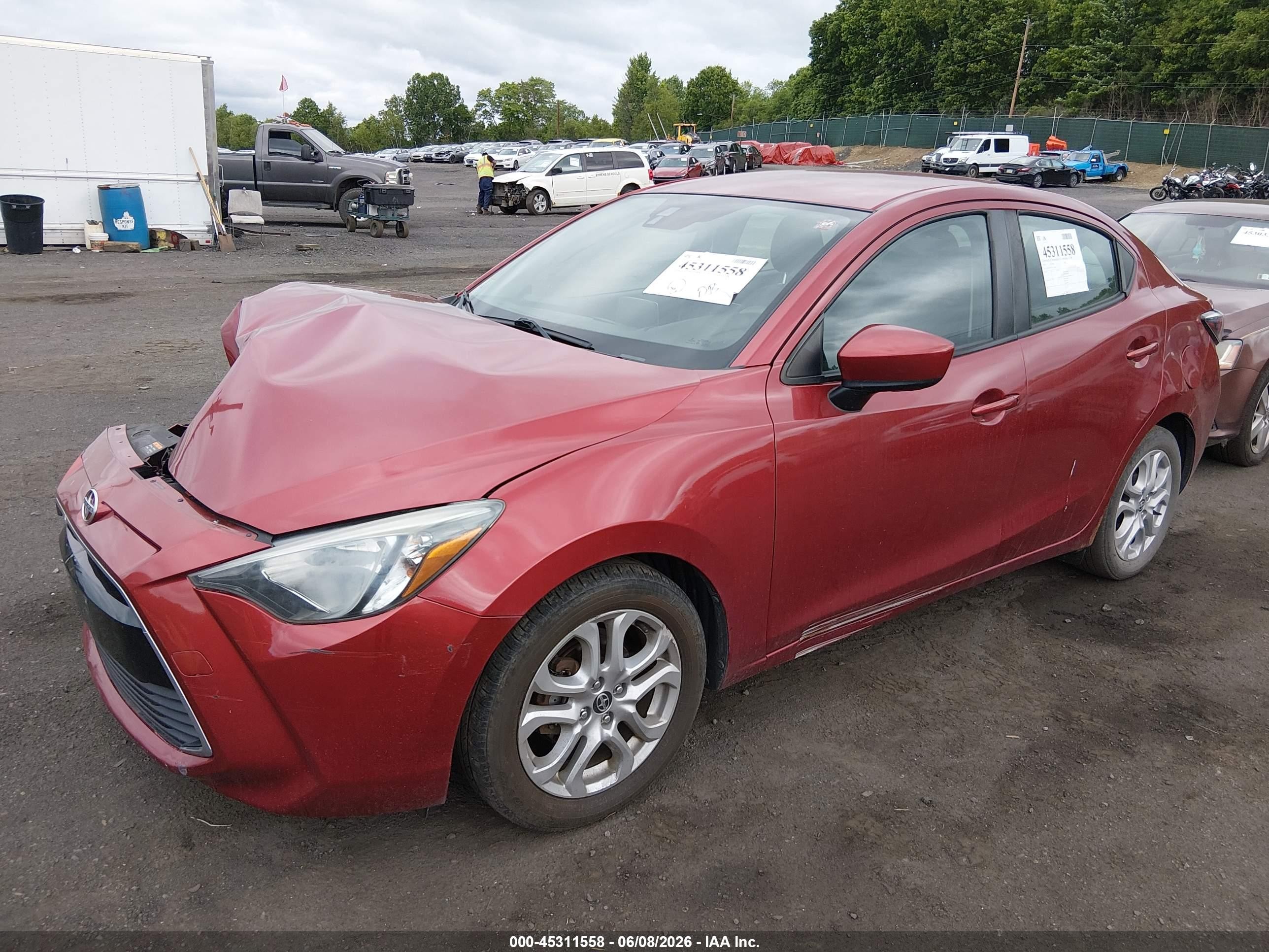 2016 Scion iA VIN 3MYDLBZV0GY127643 IAAI salvage auction — Unknown, Salvage (Idaho), sold $1,300 on 2026-09-16 (photo 2)