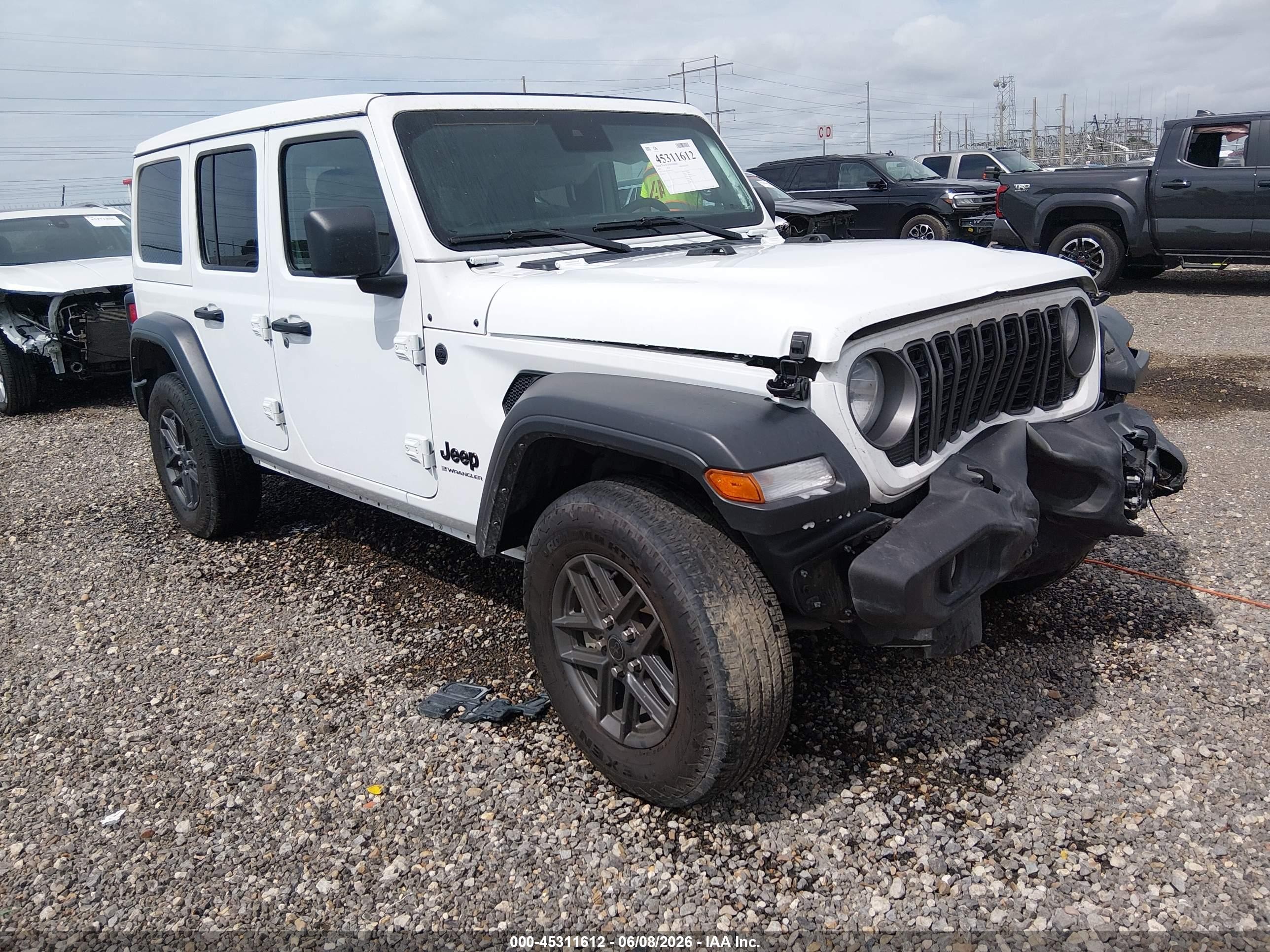 2025 Jeep Wrangler VIN 1C4PJXDG3SW537277 — IAAI salvage auction photo