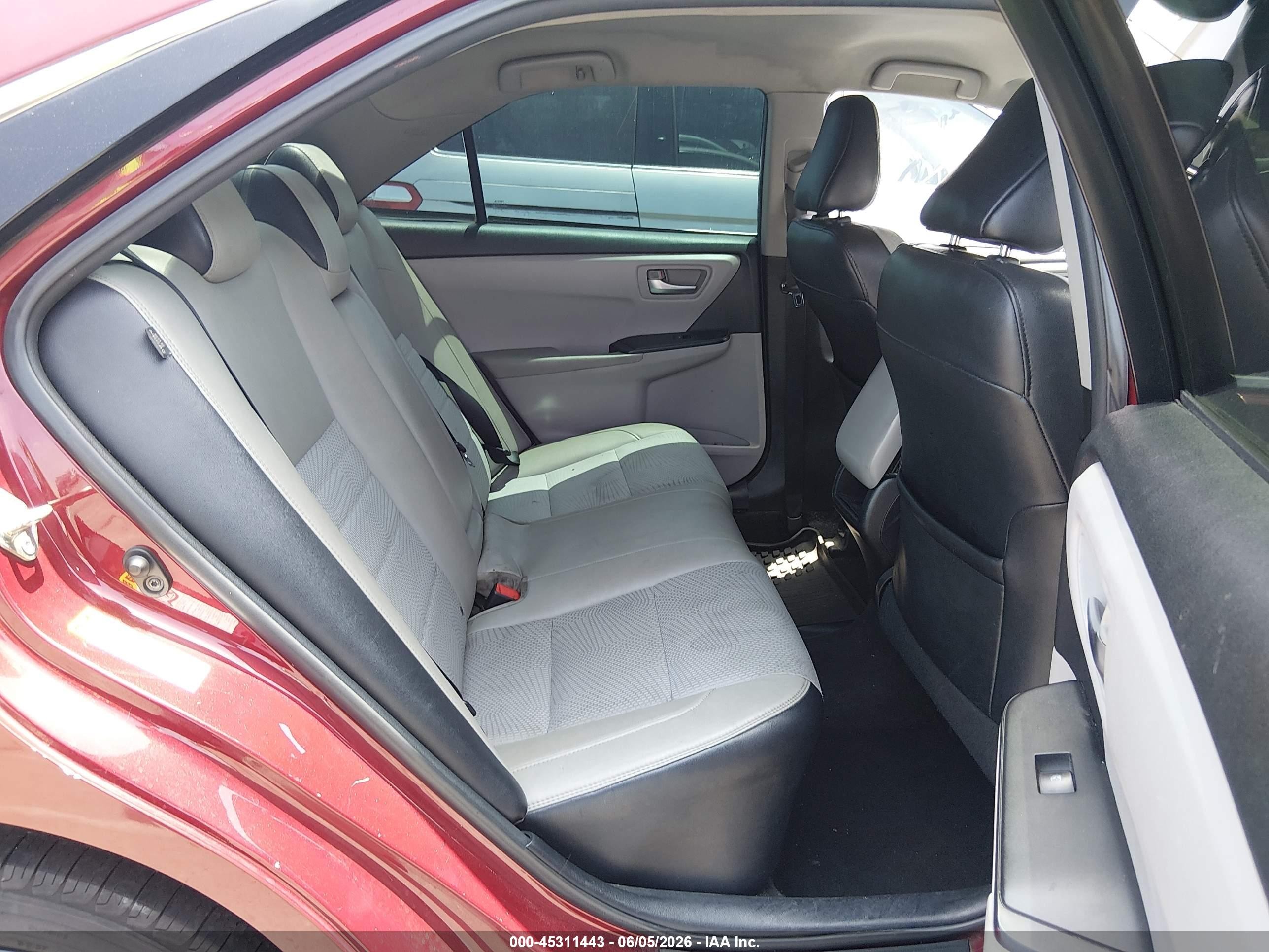 2017 Toyota Camry VIN 4T1BF1FK4HU783927 IAAI salvage auction — Normal Wear, Clear - Dealer Only (California), sold $1,850 on 2026-07-09 (photo 8)