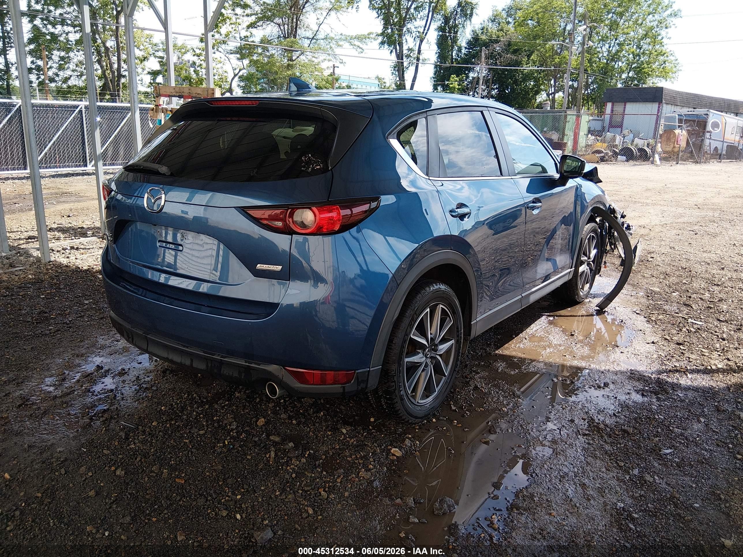 2018 Mazda CX-5 VIN JM3KFBCMXJ1474722 IAAI salvage auction — Front End, Salvage (Delaware), sold $4,650 on 2026-09-13 (photo 4)