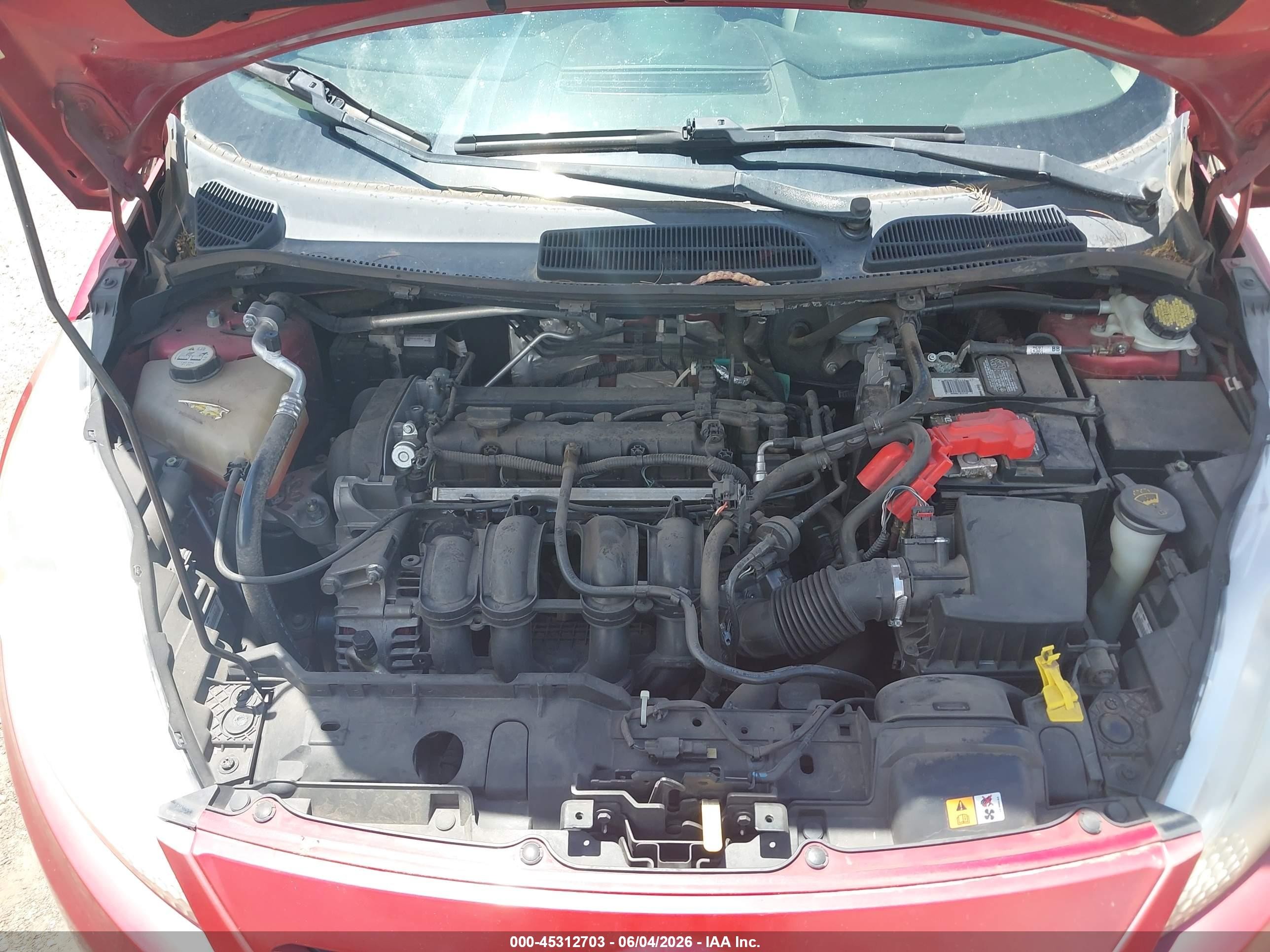 2012 Ford Fiesta VIN 3FADP4EJ3CM186517 IAAI salvage auction — Normal Wear, Clear (Arizona), sold $425 on 2026-07-02 (photo 6)
