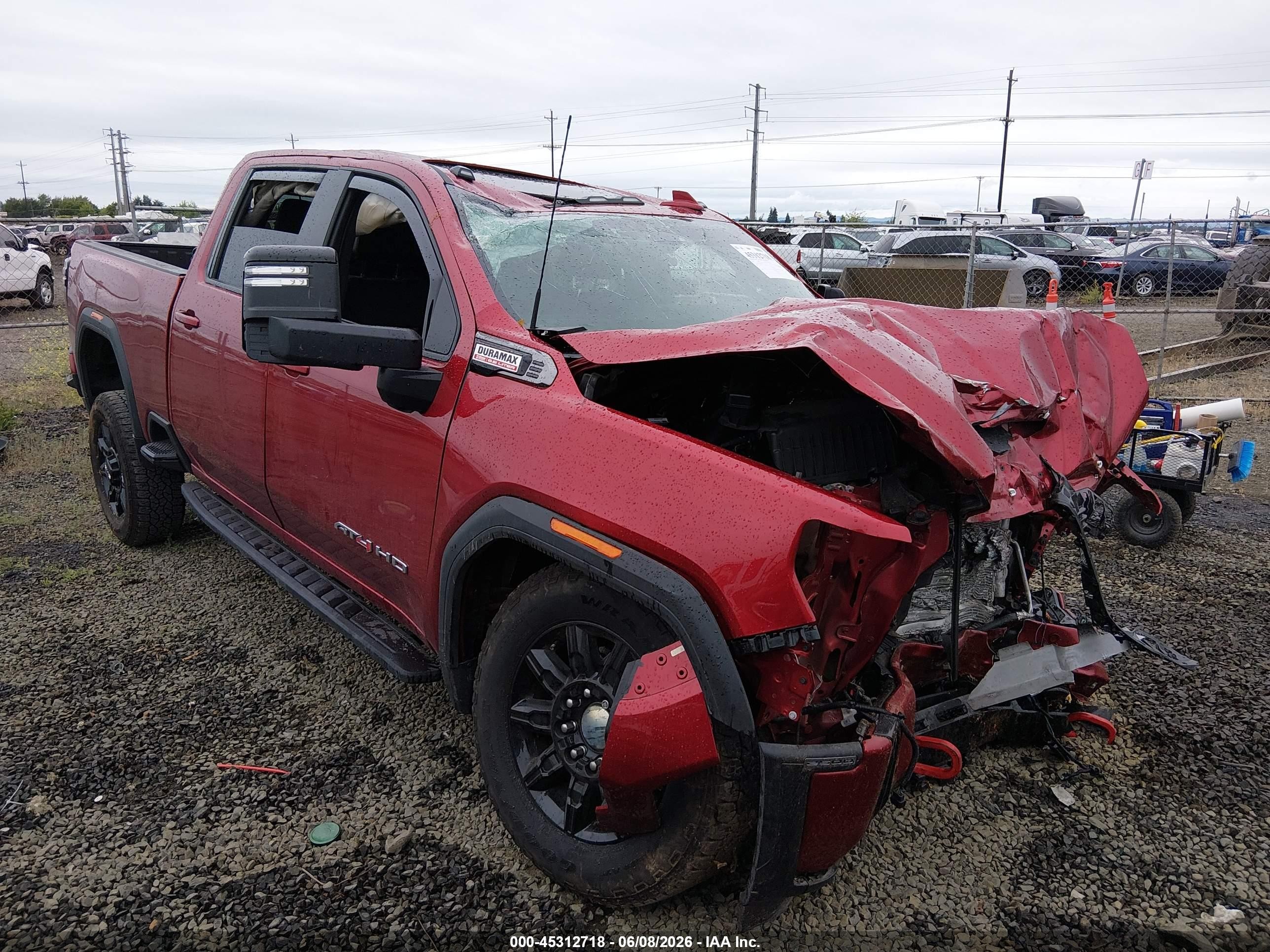 2026 GMC Sierra 2500 HD VIN 1GT4UPEYXTF132715 — IAAI salvage auction photo