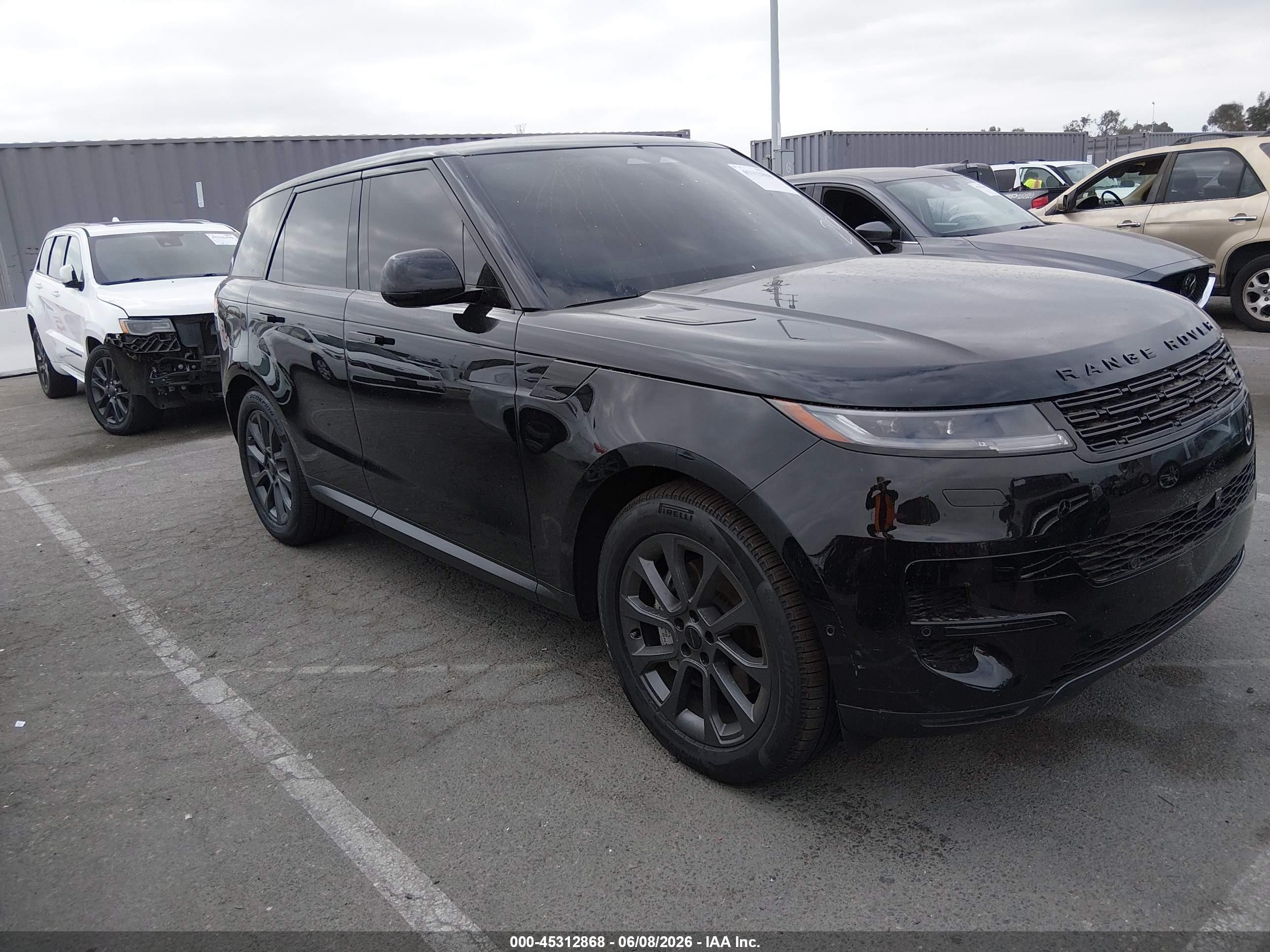 2026 Land Rover Range Rover Sport VIN SAL1P9EU7TA619105 IAAI salvage auction — Unknown, Clear (California), sold $53,000 on 2026-07-02 (photo 1)