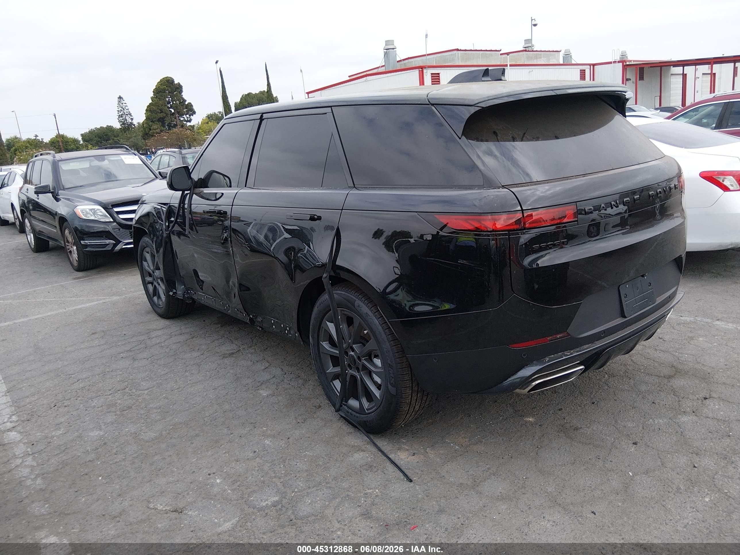 2026 Land Rover Range Rover Sport VIN SAL1P9EU7TA619105 IAAI salvage auction — Unknown, Clear (California), sold $53,000 on 2026-07-02 (photo 3)
