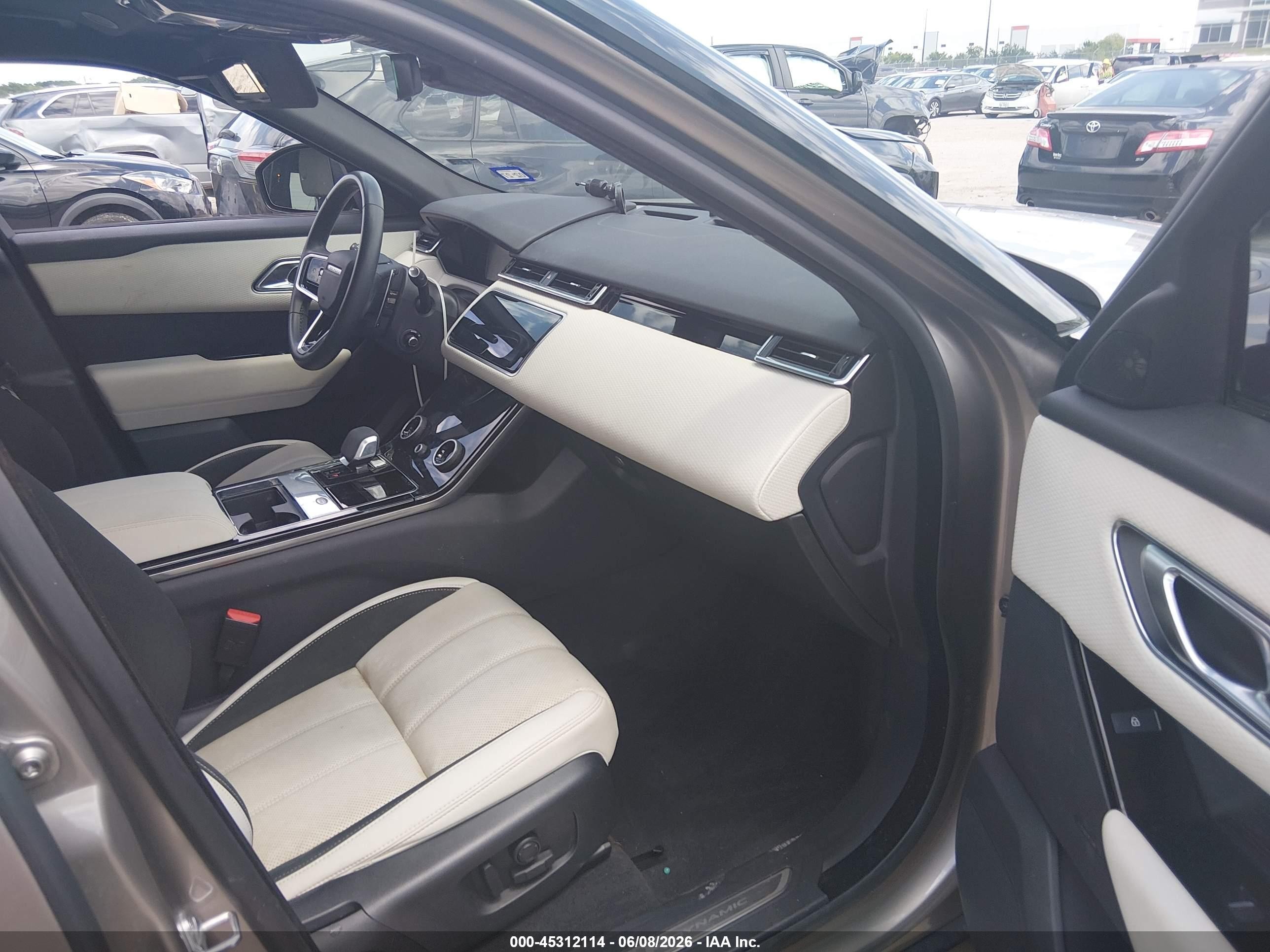 2023 Land rover Range rover velar VIN SALYT2EU5PA363537 IAAI salvage auction — Front & Rear, Original (Texas), sold $25,000 on 2026-08-19 (photo 5)