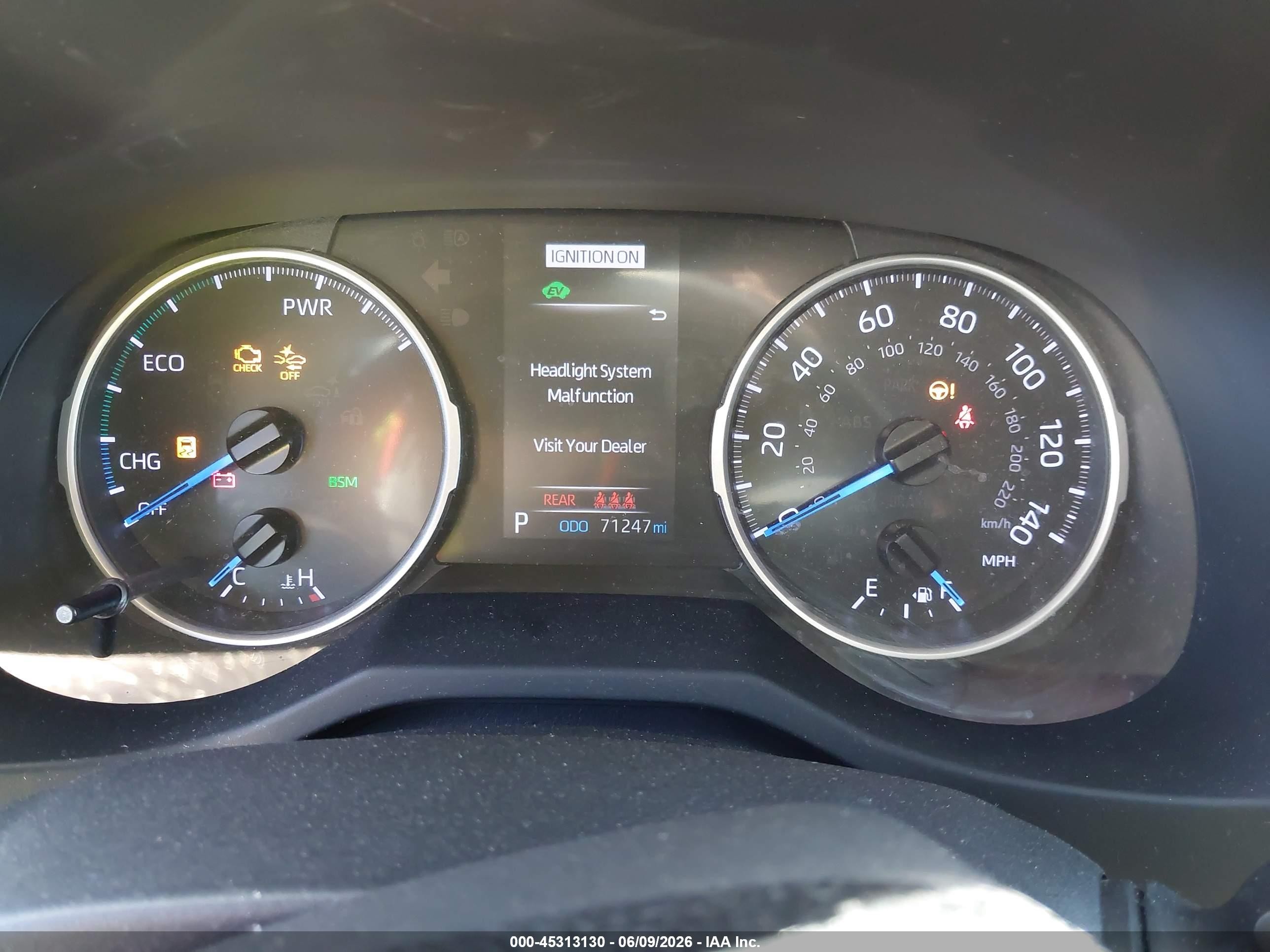 2020 Toyota Rav 4 VIN JTMRWRFV6LD043946 IAAI salvage auction — Front End, Salvage (California), sold $10,400 on 2026-09-18 (photo 7)