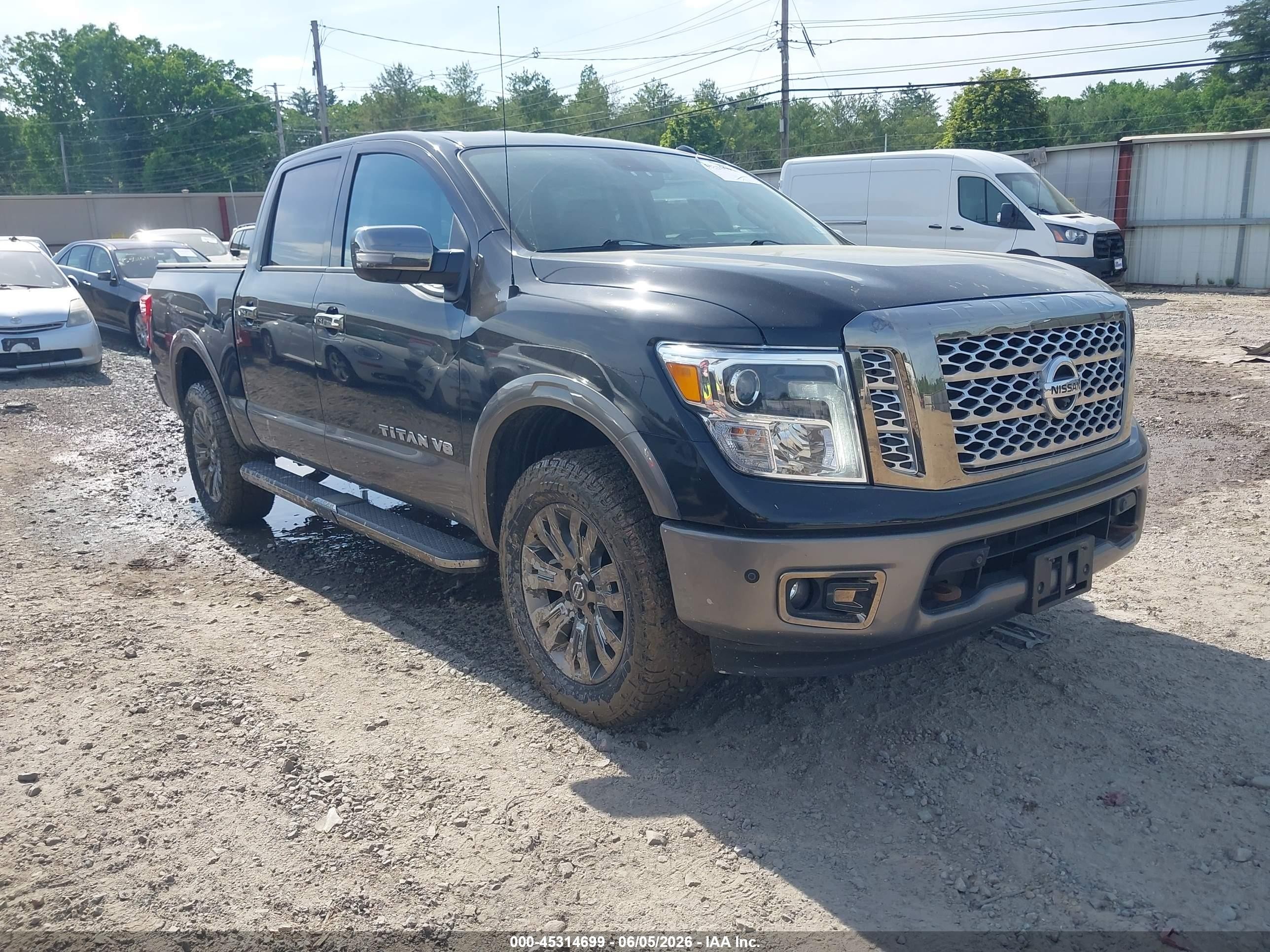 2018 Nissan Titan VIN 1N6AA1E55JN507229 — IAAI salvage auction photo