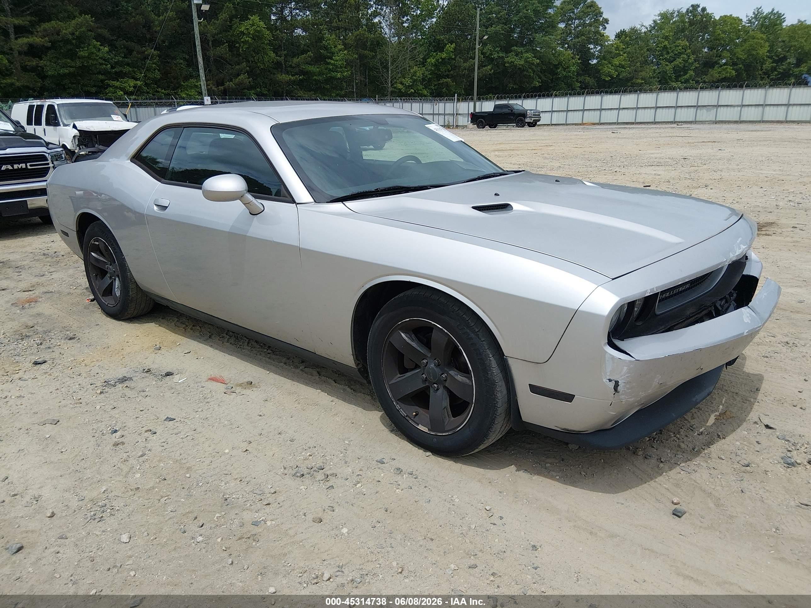 2012 Dodge Challenger VIN 2C3CDYAG3CH101274 IAAI salvage auction — Front End, Salvage (Georgia), sold $1,500 on 2026-07-11 (photo 1)