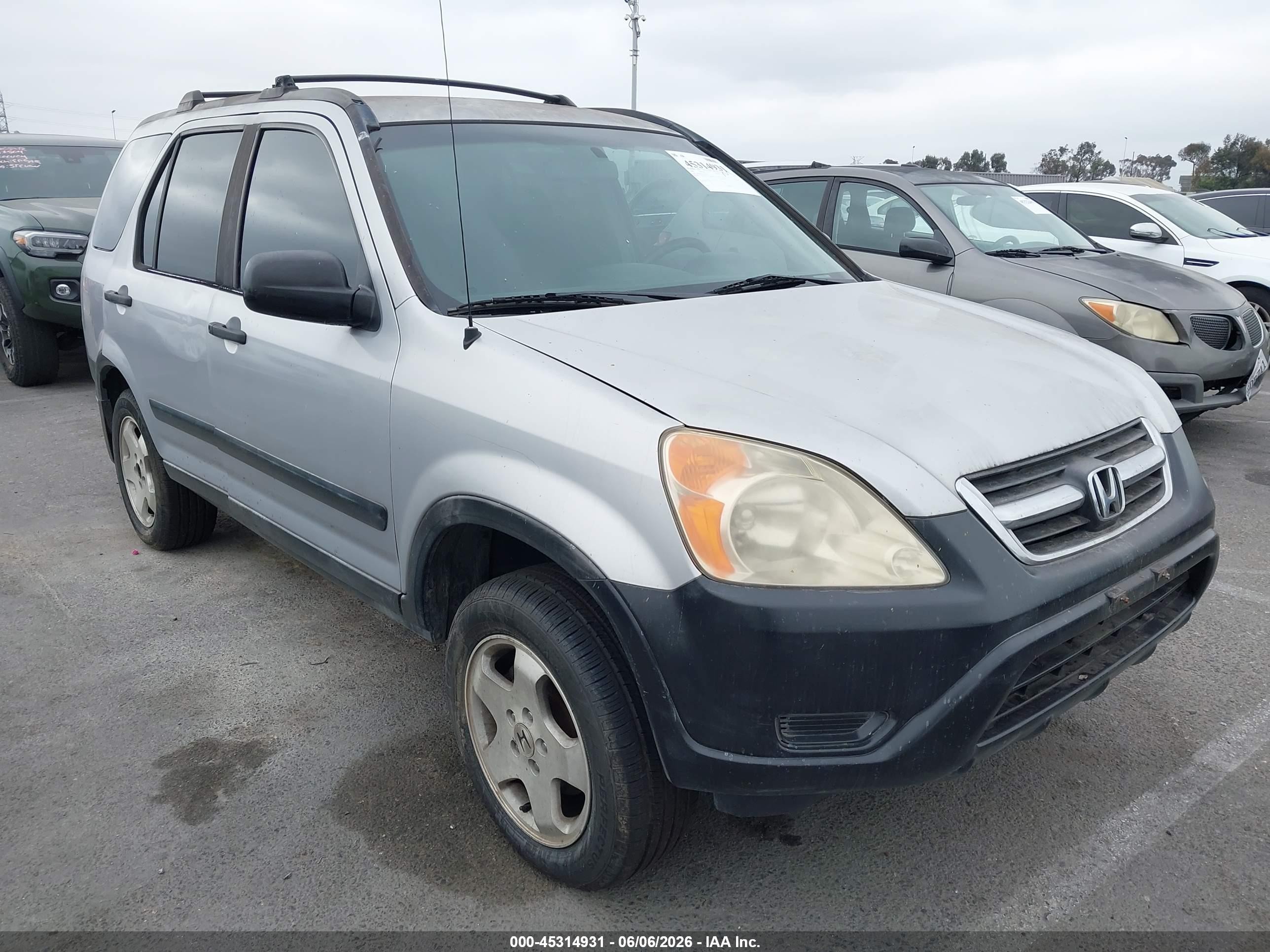 2002 Honda CR-V VIN JHLRD68472C014424 IAAI salvage auction — Normal Wear, Clear - Dealer Only (California), sold $400 on 2026-07-02 (photo 1)