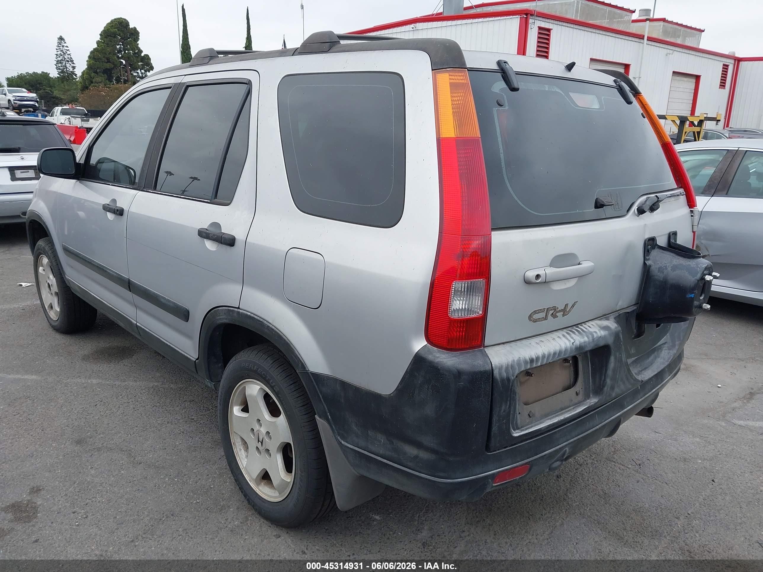 2002 Honda CR-V VIN JHLRD68472C014424 IAAI salvage auction — Normal Wear, Clear - Dealer Only (California), sold $400 on 2026-07-02 (photo 3)