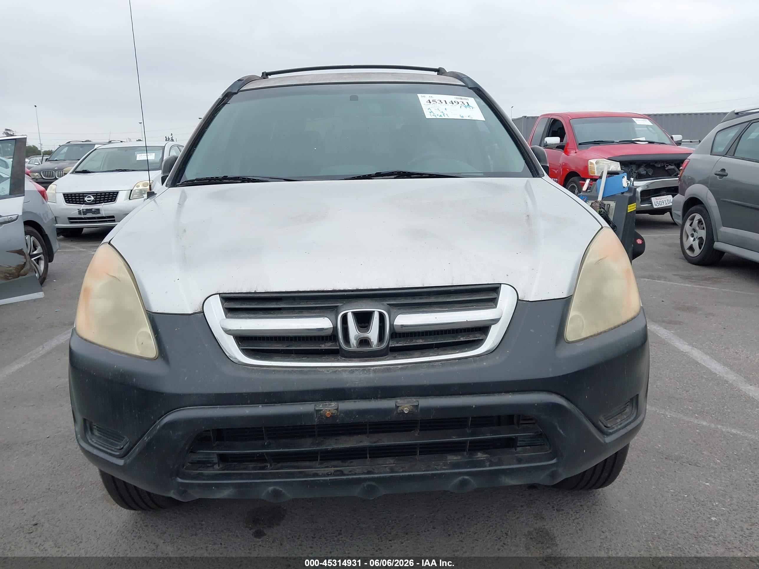 2002 Honda CR-V VIN JHLRD68472C014424 IAAI salvage auction — Normal Wear, Clear - Dealer Only (California), sold $400 on 2026-07-02 (photo 6)