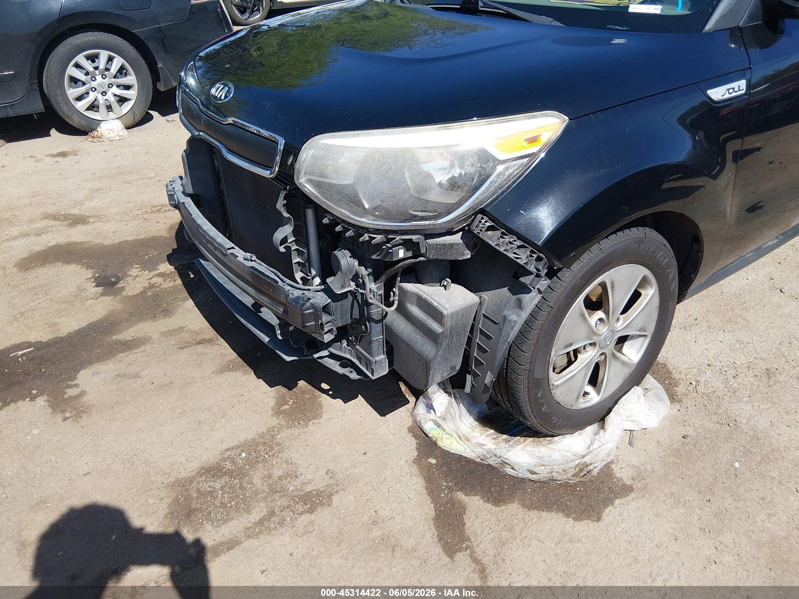 2016 Kia Soul VIN KNDJN2A29G7322817 IAAI salvage auction — Front End, Salvage (Arizona), sold $1,000 on 2026-07-09 (photo 6)