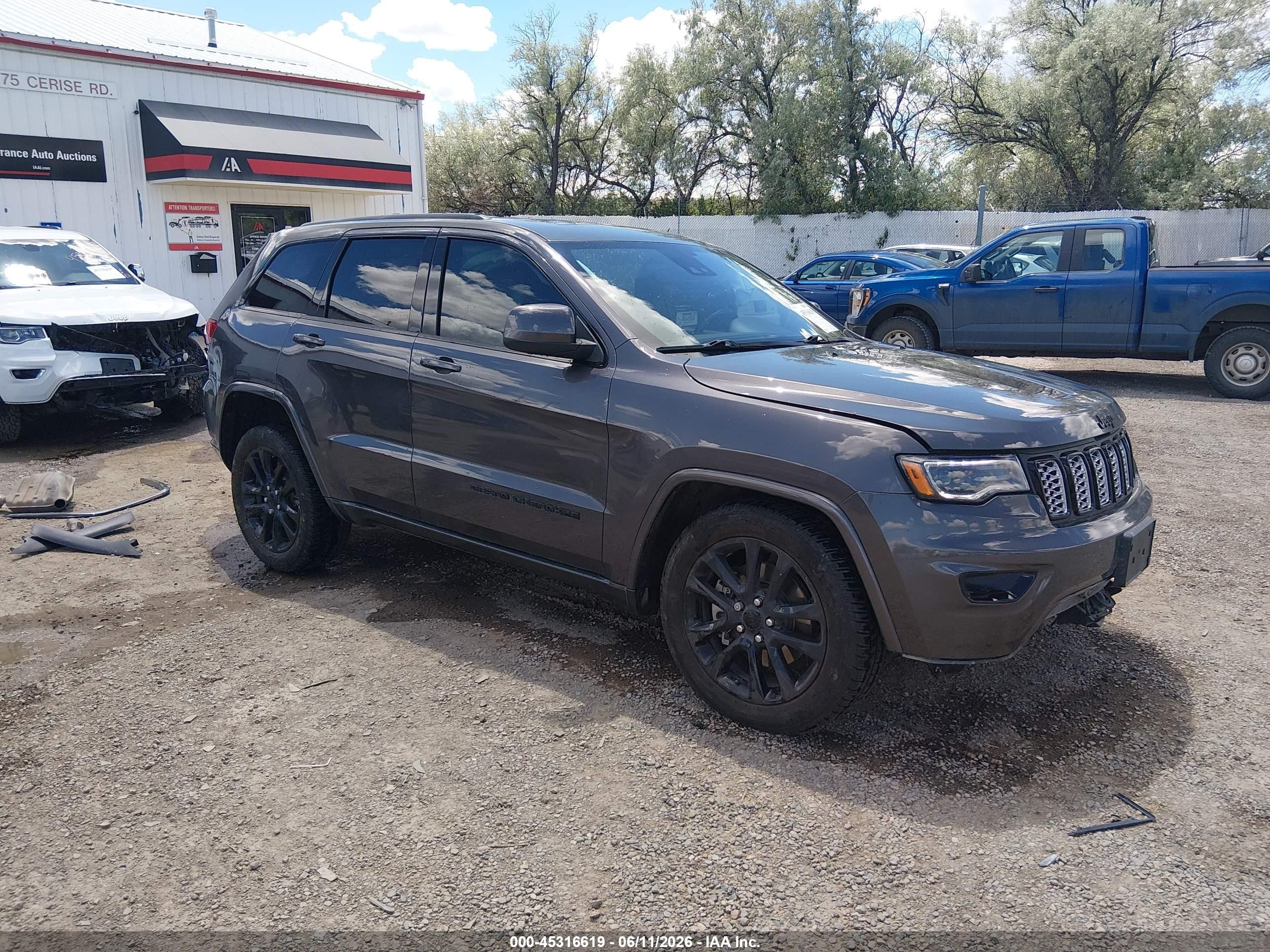 2021 Jeep Grand cherokee VIN 1C4RJFAG3MC730962 IAAI salvage auction — Unknown, Salvage (Montana), sold $5,700 on 2026-09-05 (photo 1)