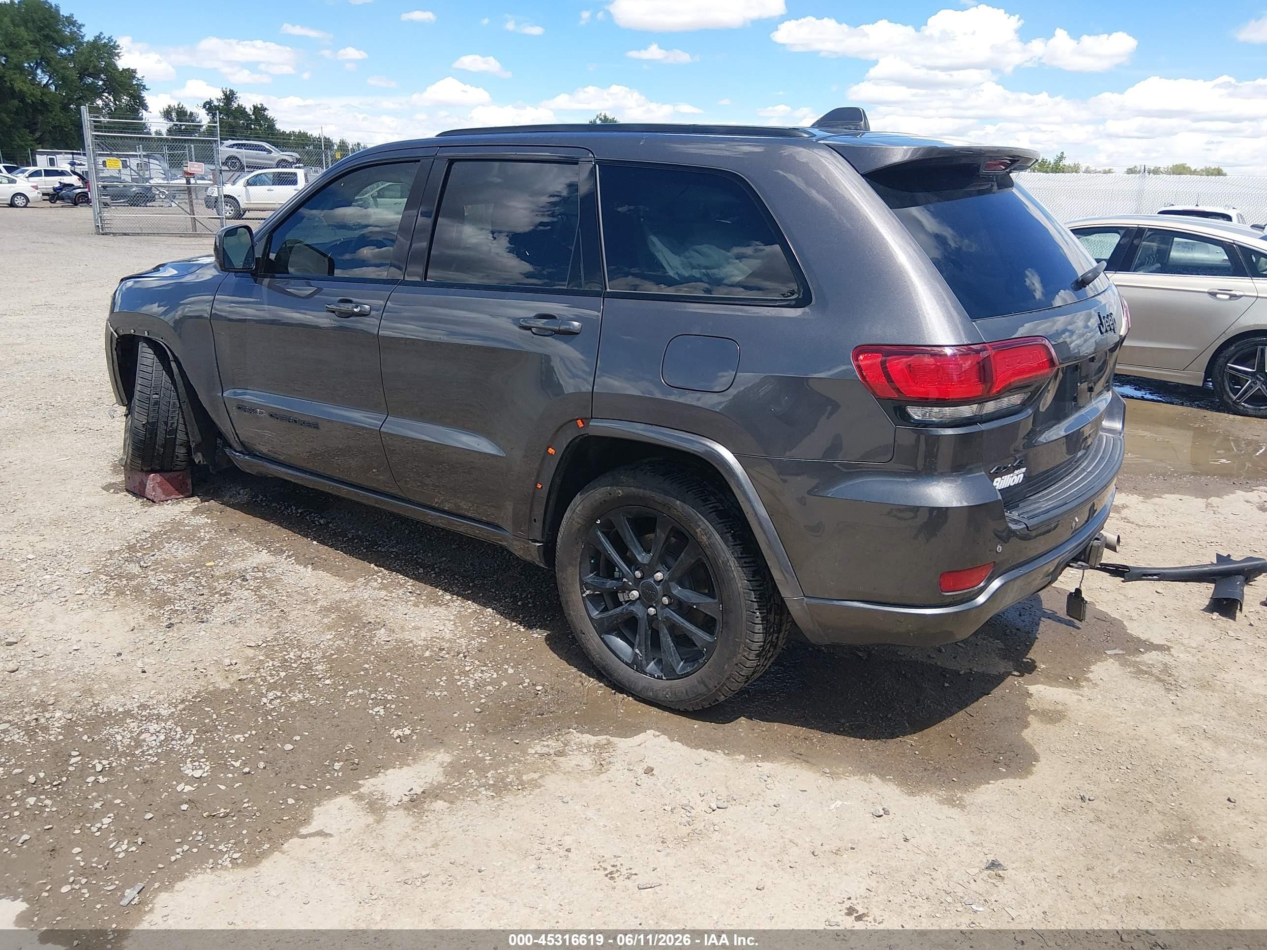 2021 Jeep Grand cherokee VIN 1C4RJFAG3MC730962 IAAI salvage auction — Unknown, Salvage (Montana), sold $5,700 on 2026-09-05 (photo 3)