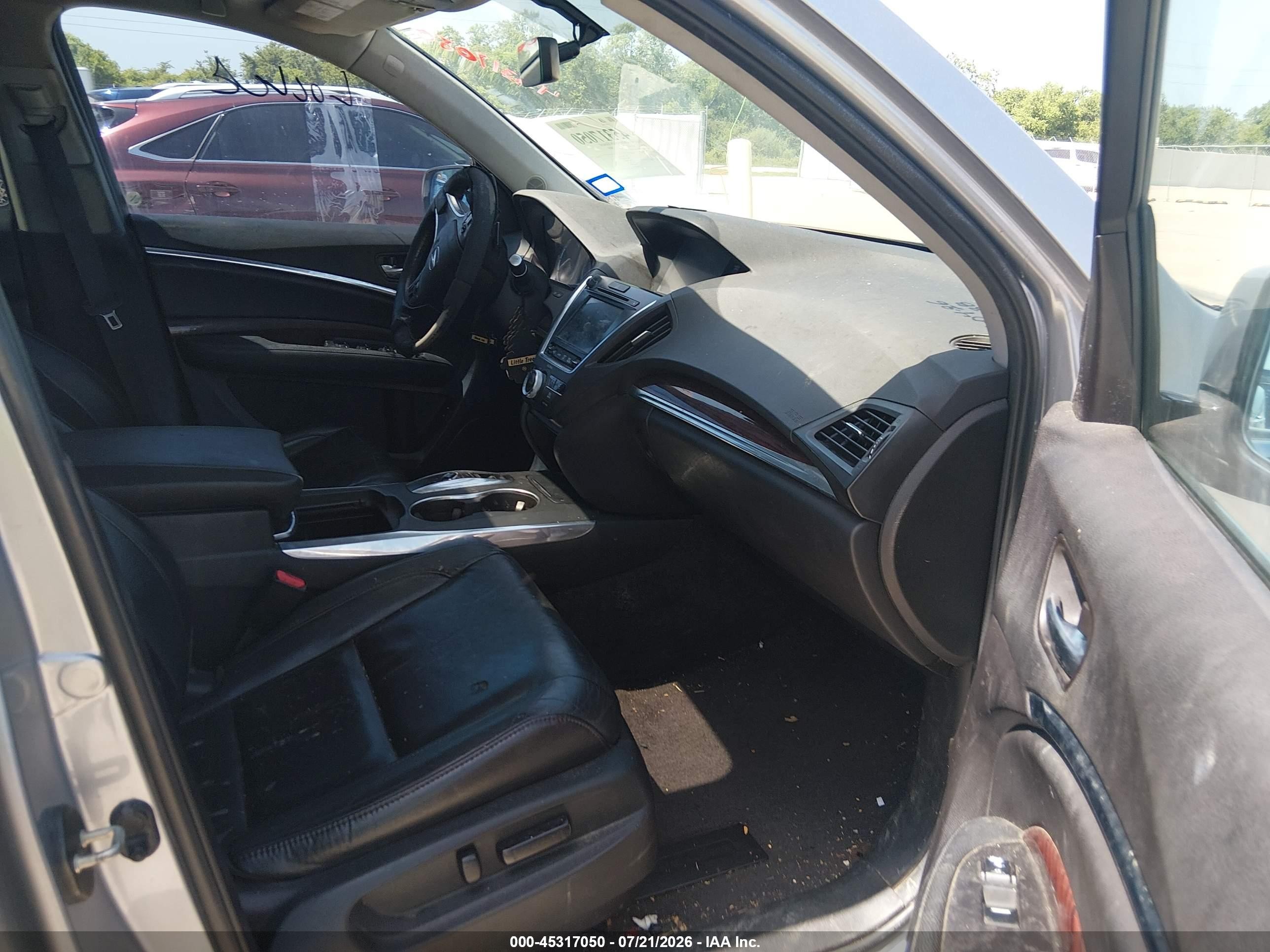 2016 Acura Mdx VIN 5FRYD3H23GB019442 IAAI salvage auction — Unknown, Salvage (Texas), sold $2,200 on 2026-09-11 (photo 5)