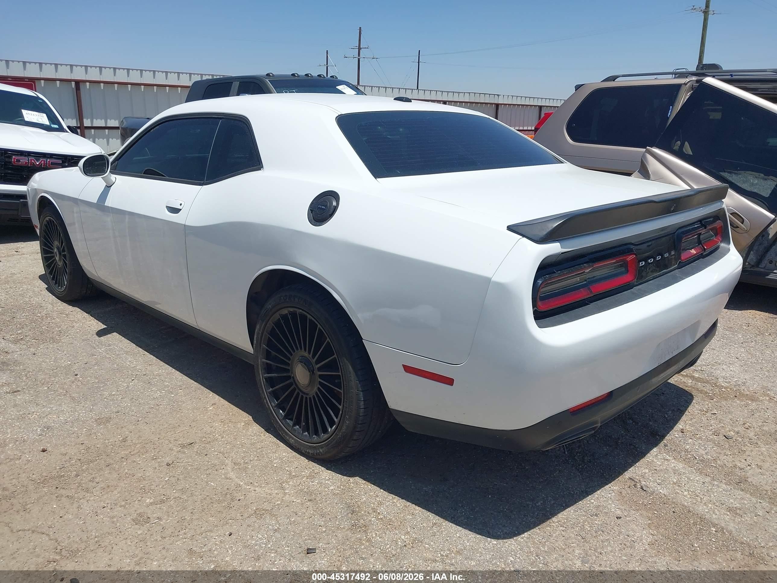 2019 Dodge Challenger VIN 2C3CDZAG5KH507514 IAAI salvage auction — Unknown, Original (Texas), sold $3,400 on 2026-09-14 (photo 3)