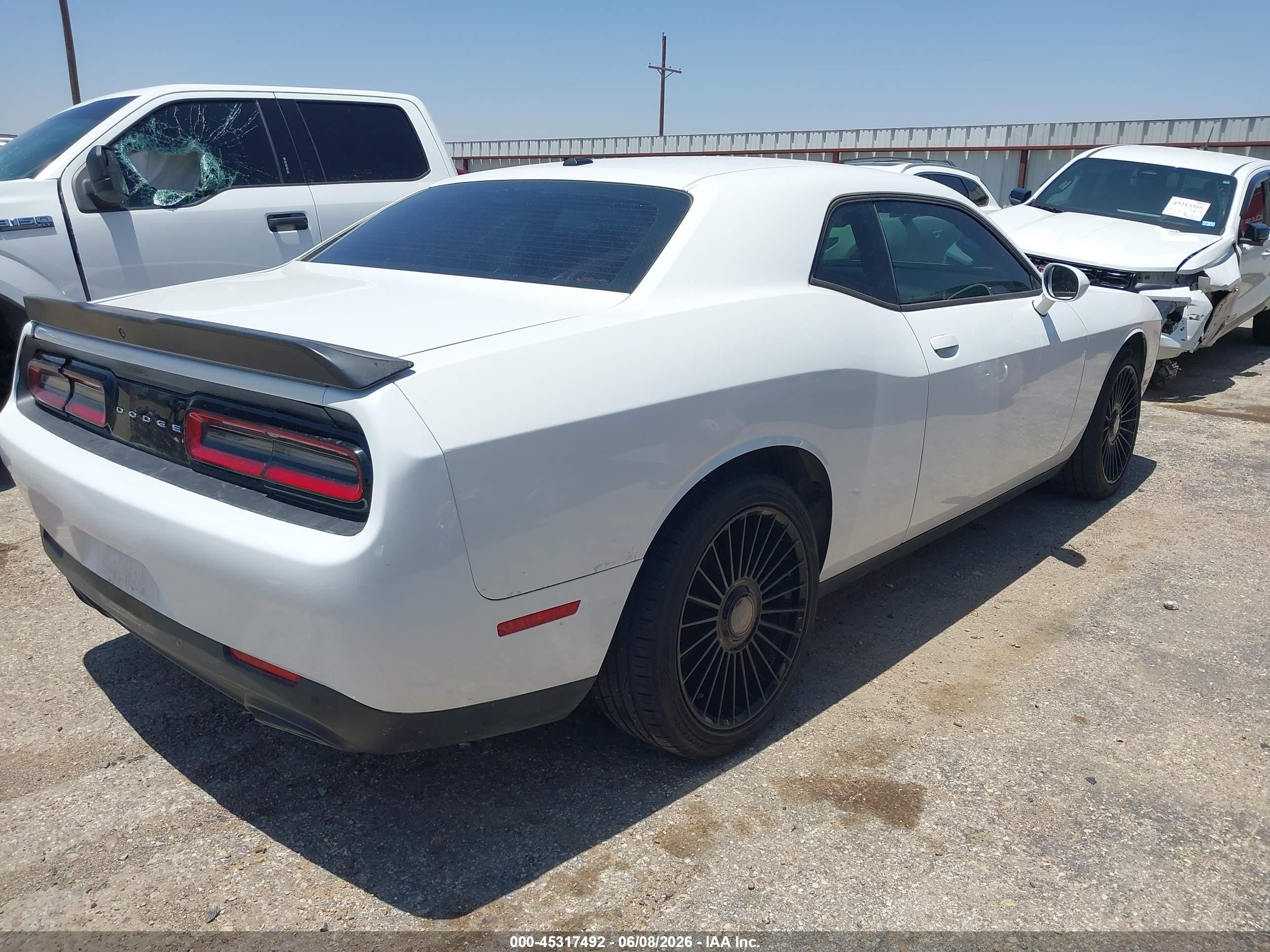 2019 Dodge Challenger VIN 2C3CDZAG5KH507514 IAAI salvage auction — Unknown, Original (Texas), sold $3,400 on 2026-09-14 (photo 4)