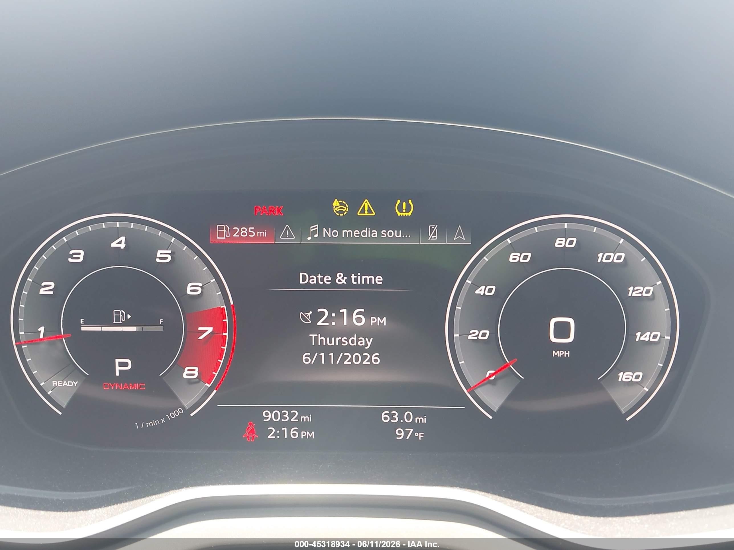2024 Audi Sq5 sportback VIN WA134AFYXR2022295 IAAI salvage auction — Front End, Clear (Tennessee), sold $25,750 on 2026-07-06 (photo 7)