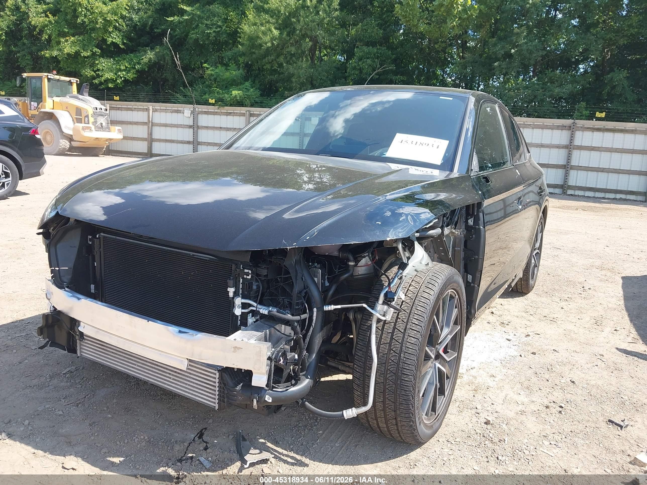 2024 Audi Sq5 sportback VIN WA134AFYXR2022295 IAAI salvage auction — Front End, Clear (Tennessee), sold $25,750 on 2026-07-06 (photo 2)