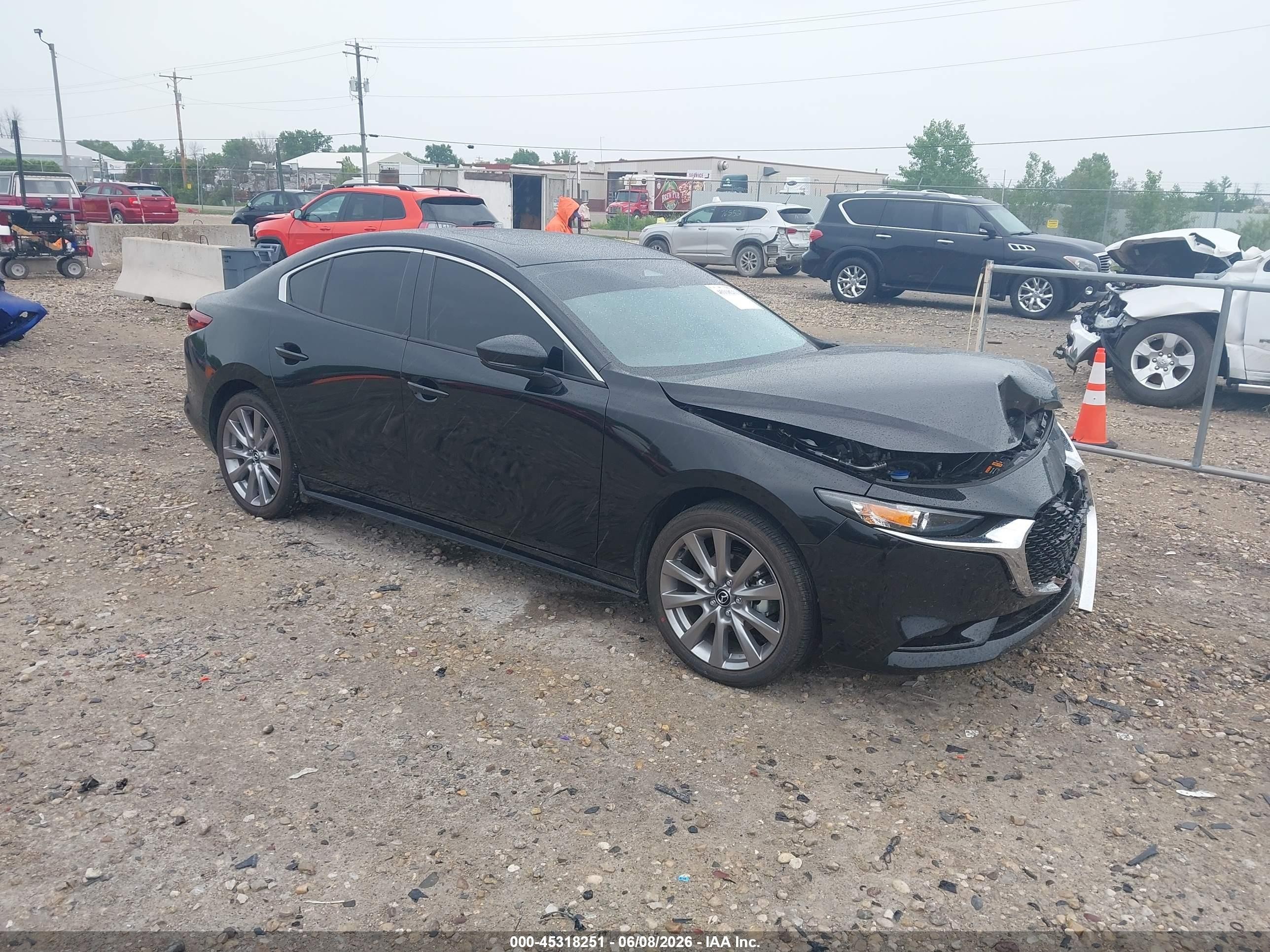 2026 Mazda 3 VIN JM1BPACL3T1860425 IAAI salvage auction — Front End, Clear Claim Paid (Wisconsin), sold $4,550 on 2026-07-05 (photo 1)