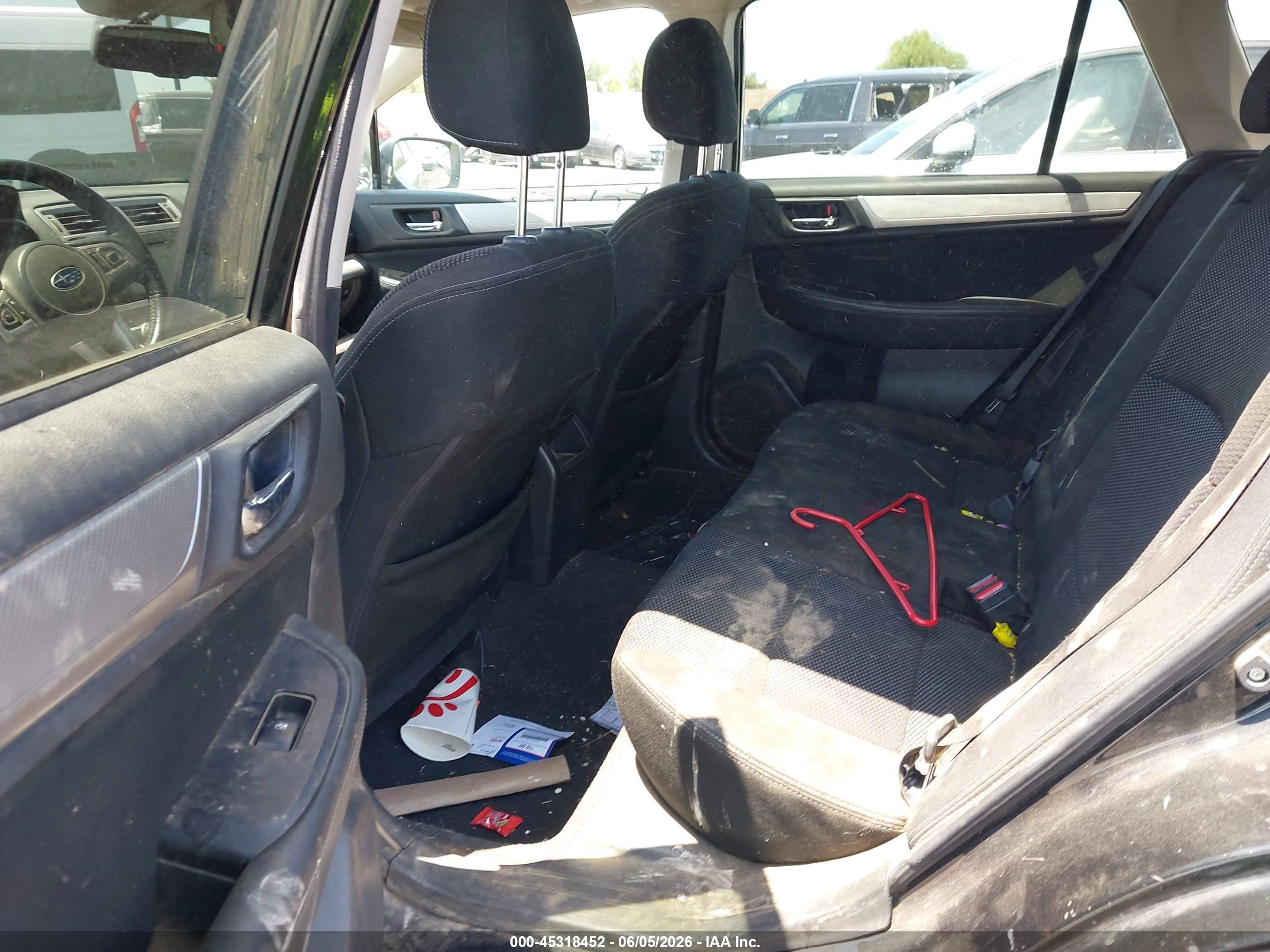 2016 Subaru Outback VIN 4S4BSAFC9G3310100 IAAI salvage auction — Rear End, Salvage Certificate (California), sold $1,750 on 2026-07-10 (photo 8)