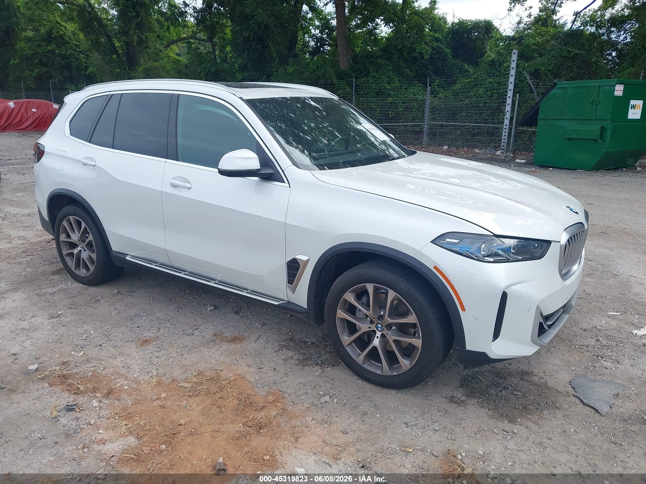 2024 BMW X5 VIN 5UX13EU01R9V58062 IAAI salvage auction — Side, Salvage (Georgia), sold $27,750 on 2026-07-09 (photo 1)