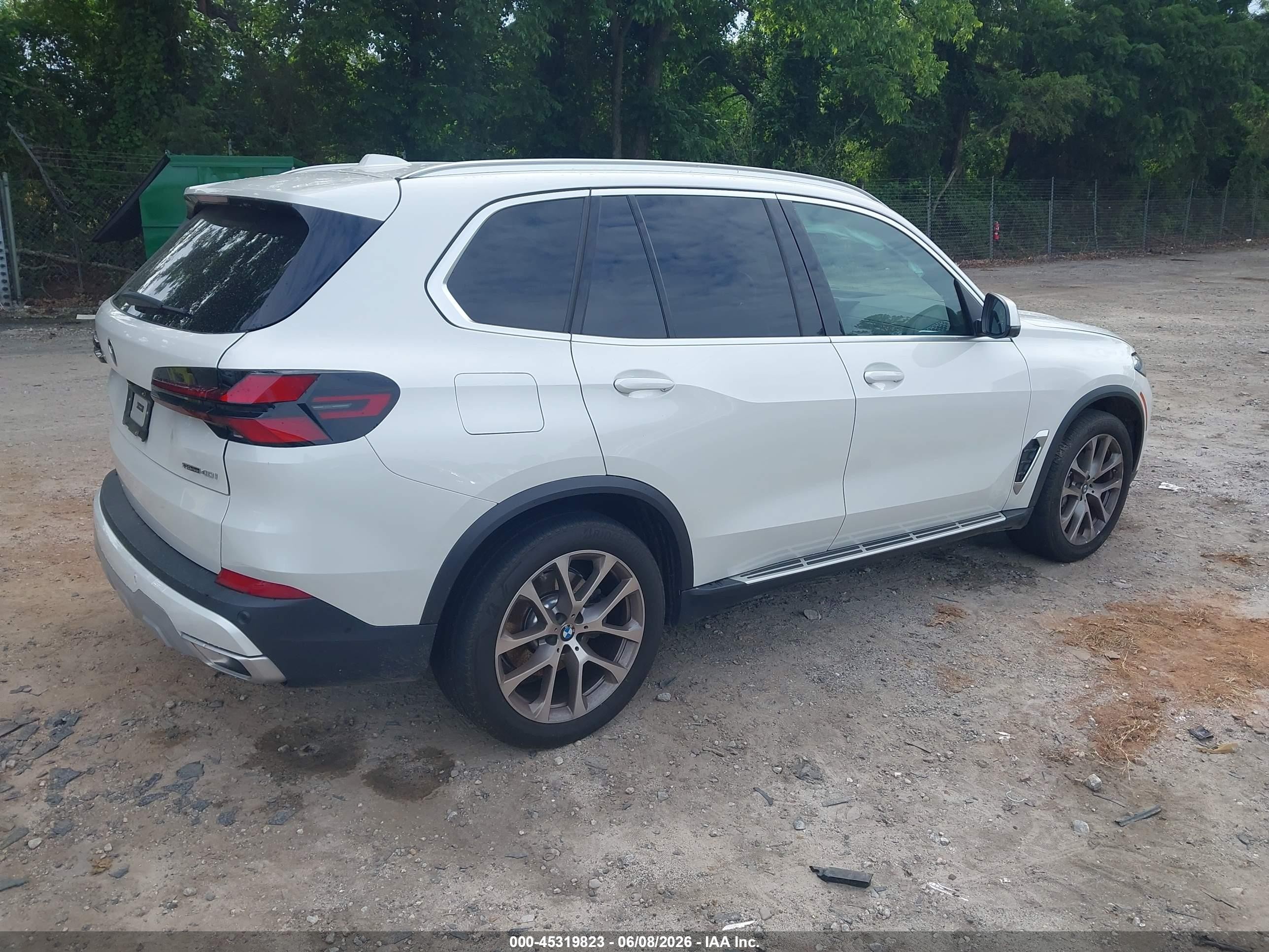 2024 BMW X5 VIN 5UX13EU01R9V58062 IAAI salvage auction — Side, Salvage (Georgia), sold $27,750 on 2026-07-09 (photo 4)