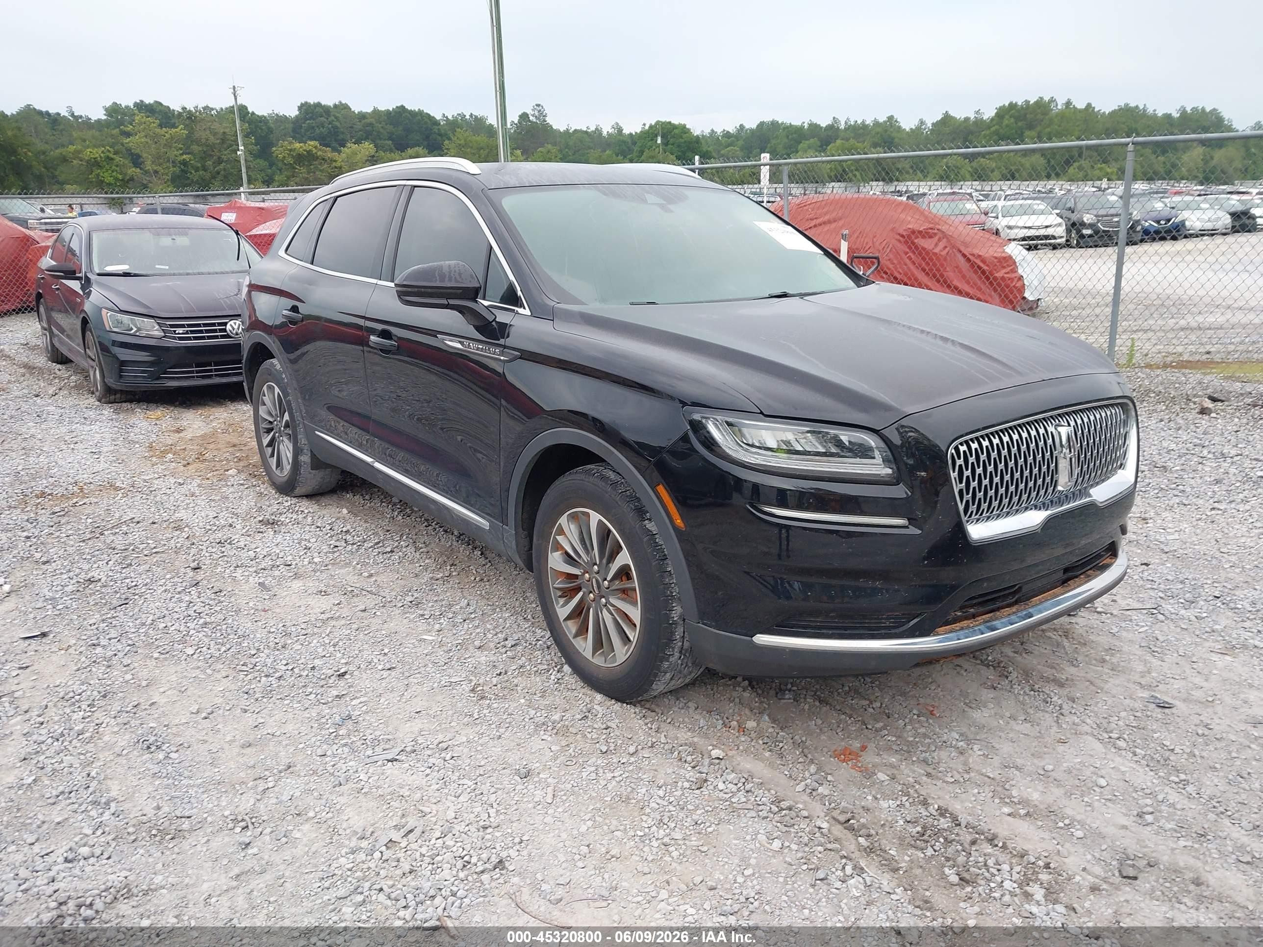 2021 Lincoln Nautilus VIN 2LMPJ6J92MBL05290 — IAAI salvage auction photo