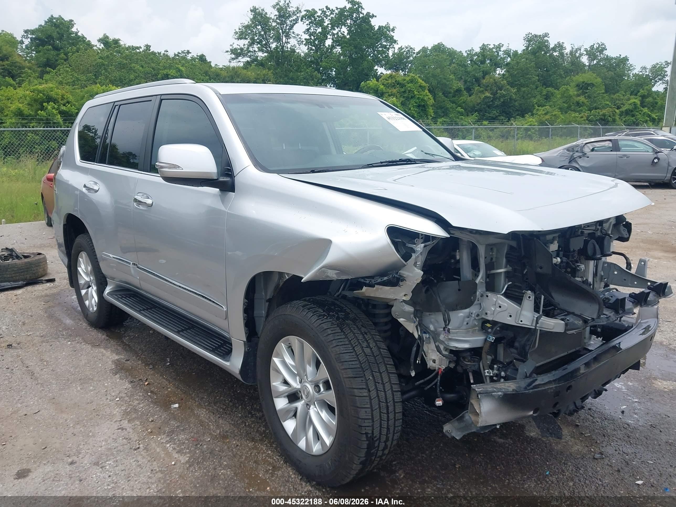 2019 Lexus GX 460 VIN JTJBM7FX0K5211406 — IAAI salvage auction photo