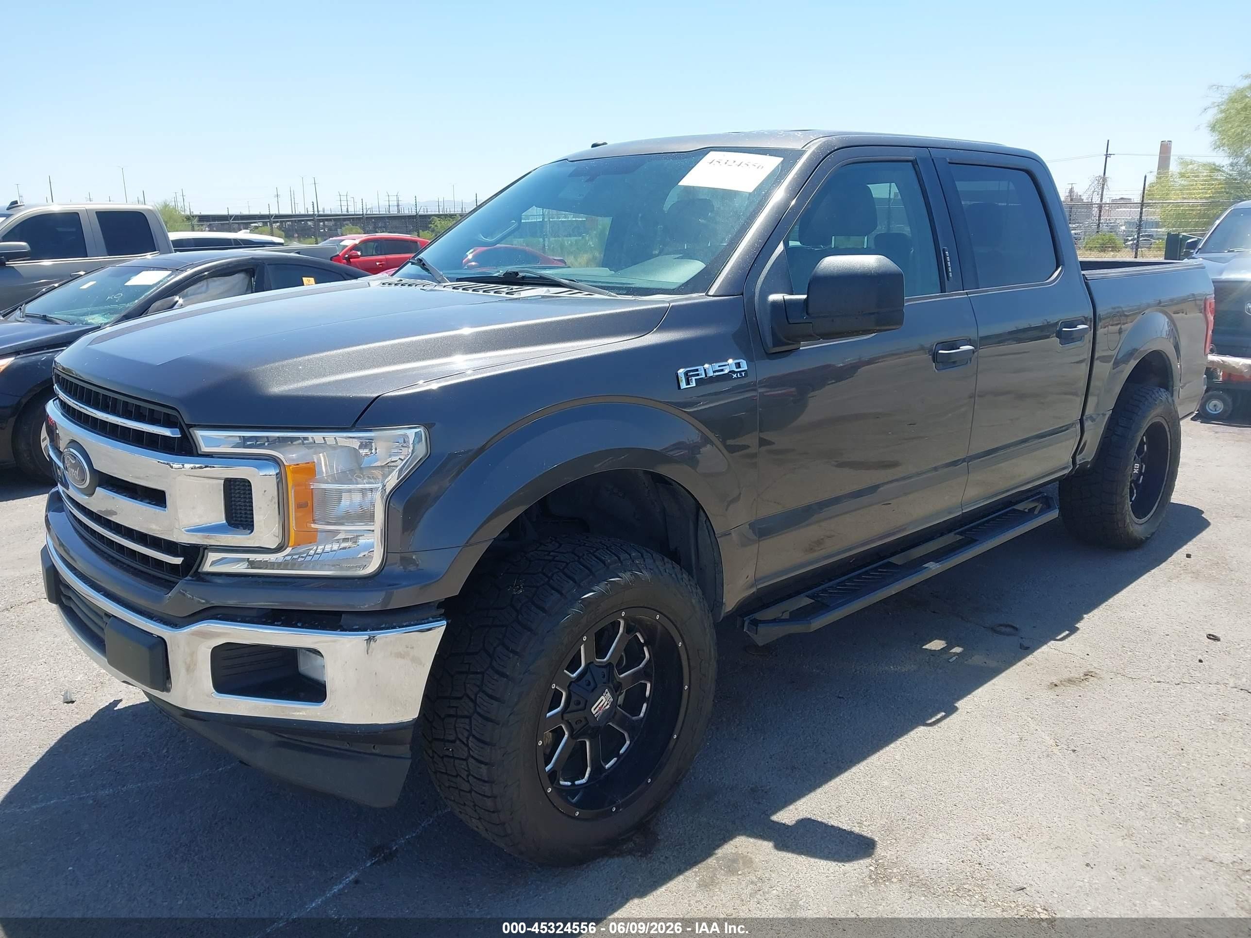 2018 Ford F-150 VIN 1FTEW1C52JKE46738 IAAI salvage auction — Unknown, Salvage (Arizona), sold $7,400 on 2026-07-03 (photo 2)