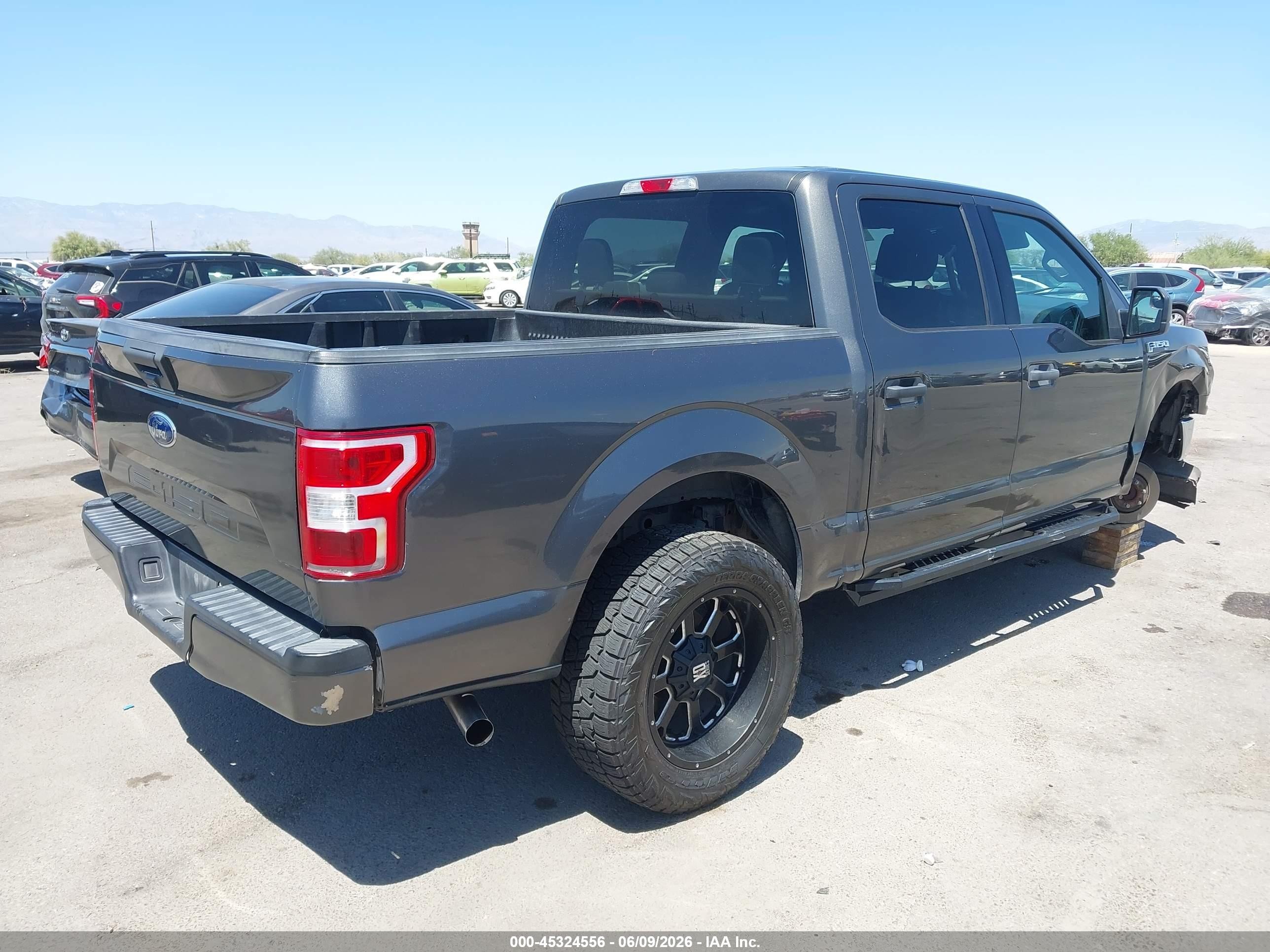 2018 Ford F-150 VIN 1FTEW1C52JKE46738 IAAI salvage auction — Unknown, Salvage (Arizona), sold $7,400 on 2026-07-03 (photo 4)