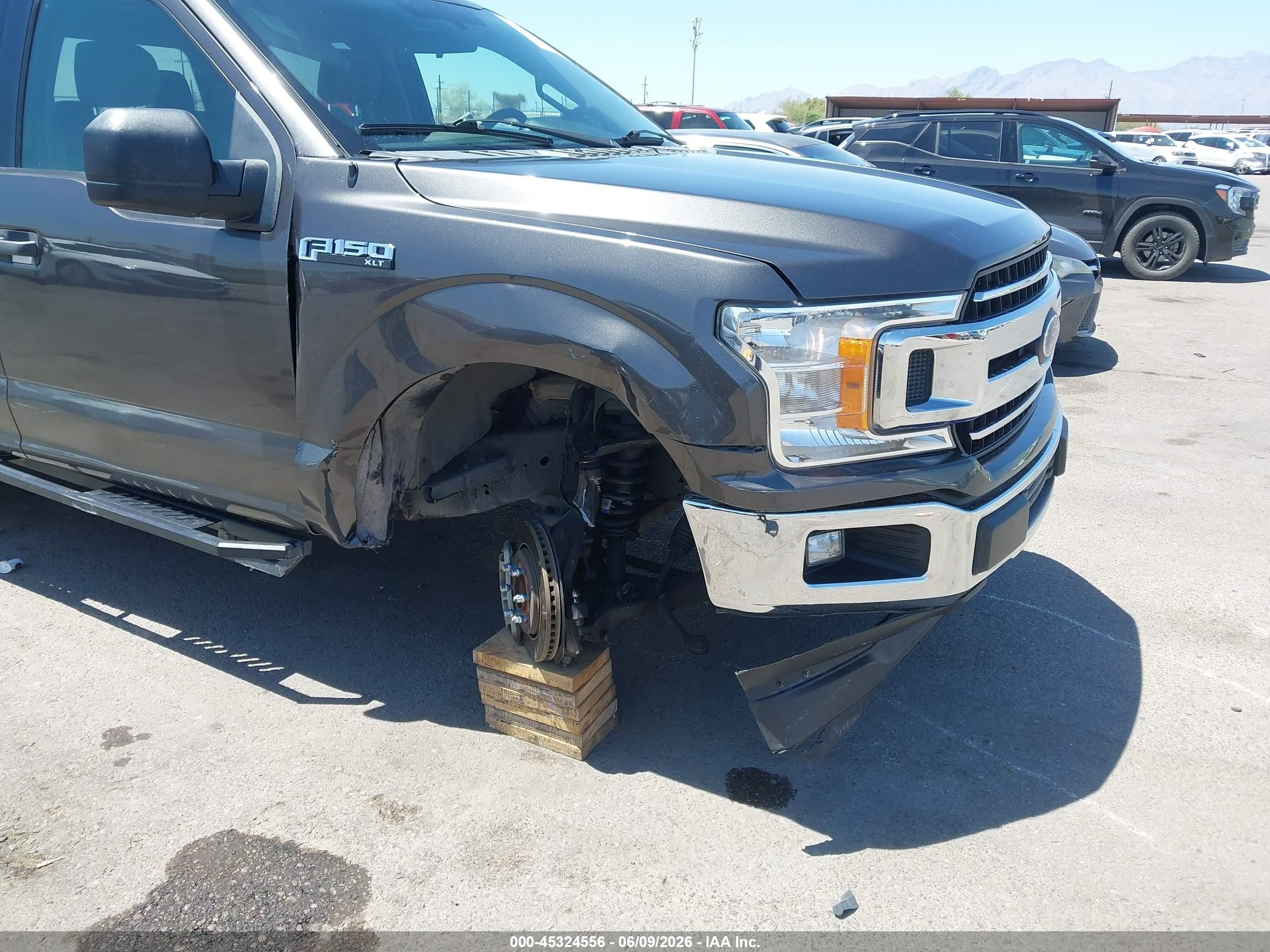 2018 Ford F-150 VIN 1FTEW1C52JKE46738 IAAI salvage auction — Unknown, Salvage (Arizona), sold $7,400 on 2026-07-03 (photo 6)