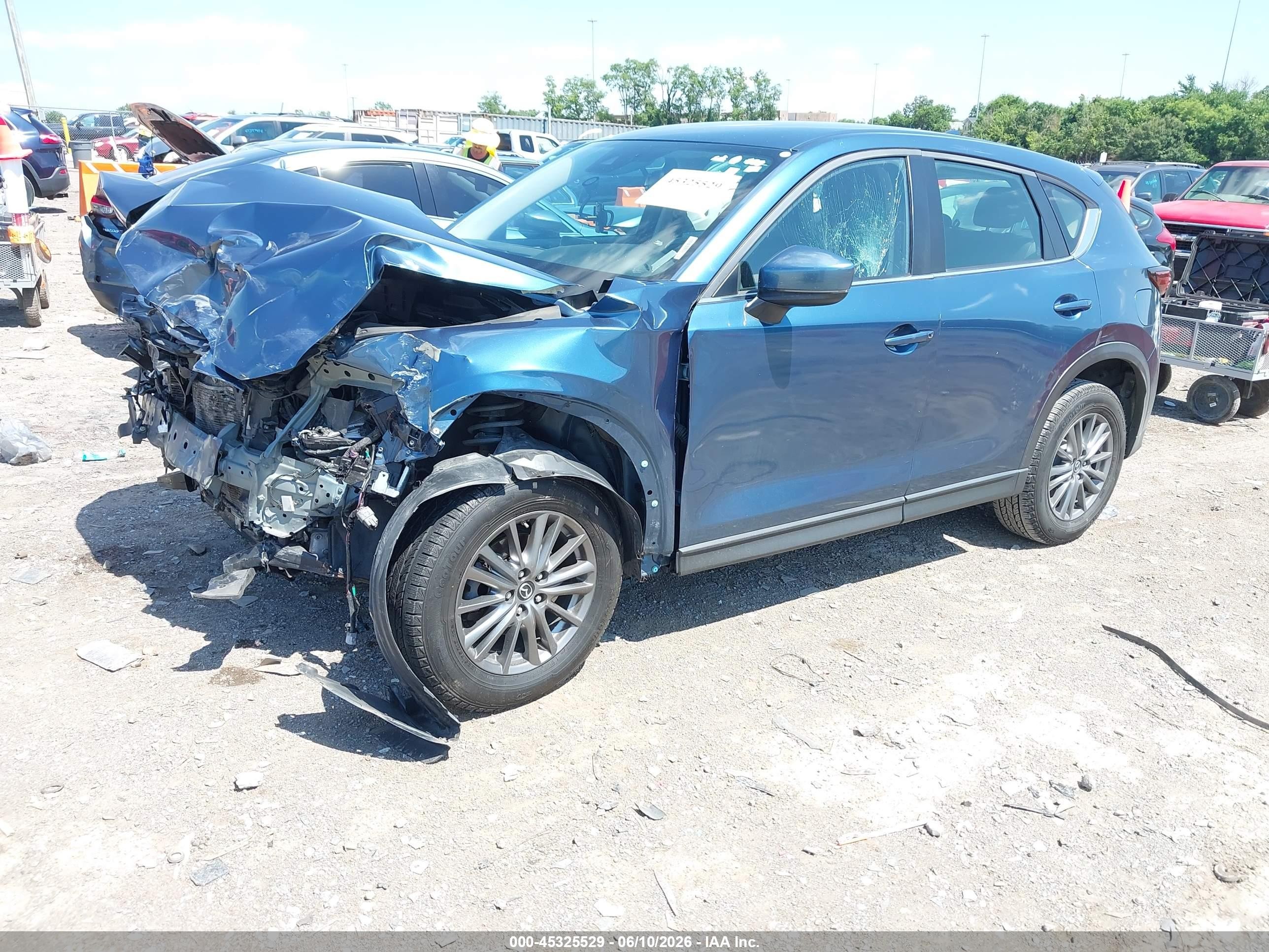 2018 Mazda Cx-5 VIN JM3KFABM0J1468827 IAAI salvage auction — Front End, Salvage (Tennessee), sold $1,800 on 2026-10-08 (photo 2)