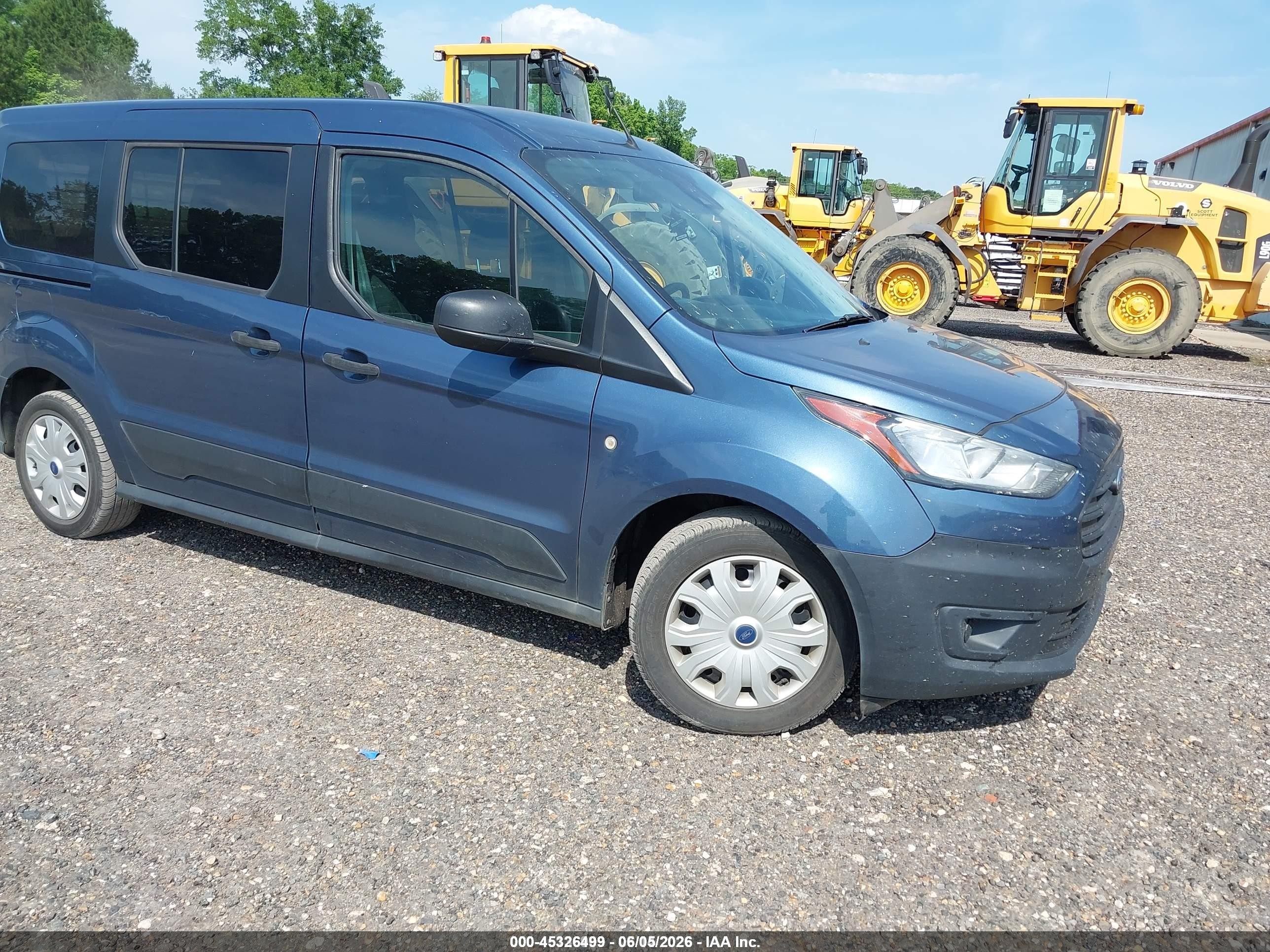2022 Ford Transit Connect VIN NM0GE9E20N1508580 IAAI salvage auction — Side, SF97 (Louisiana), sold $10,700 on 2026-07-09 (photo 1)
