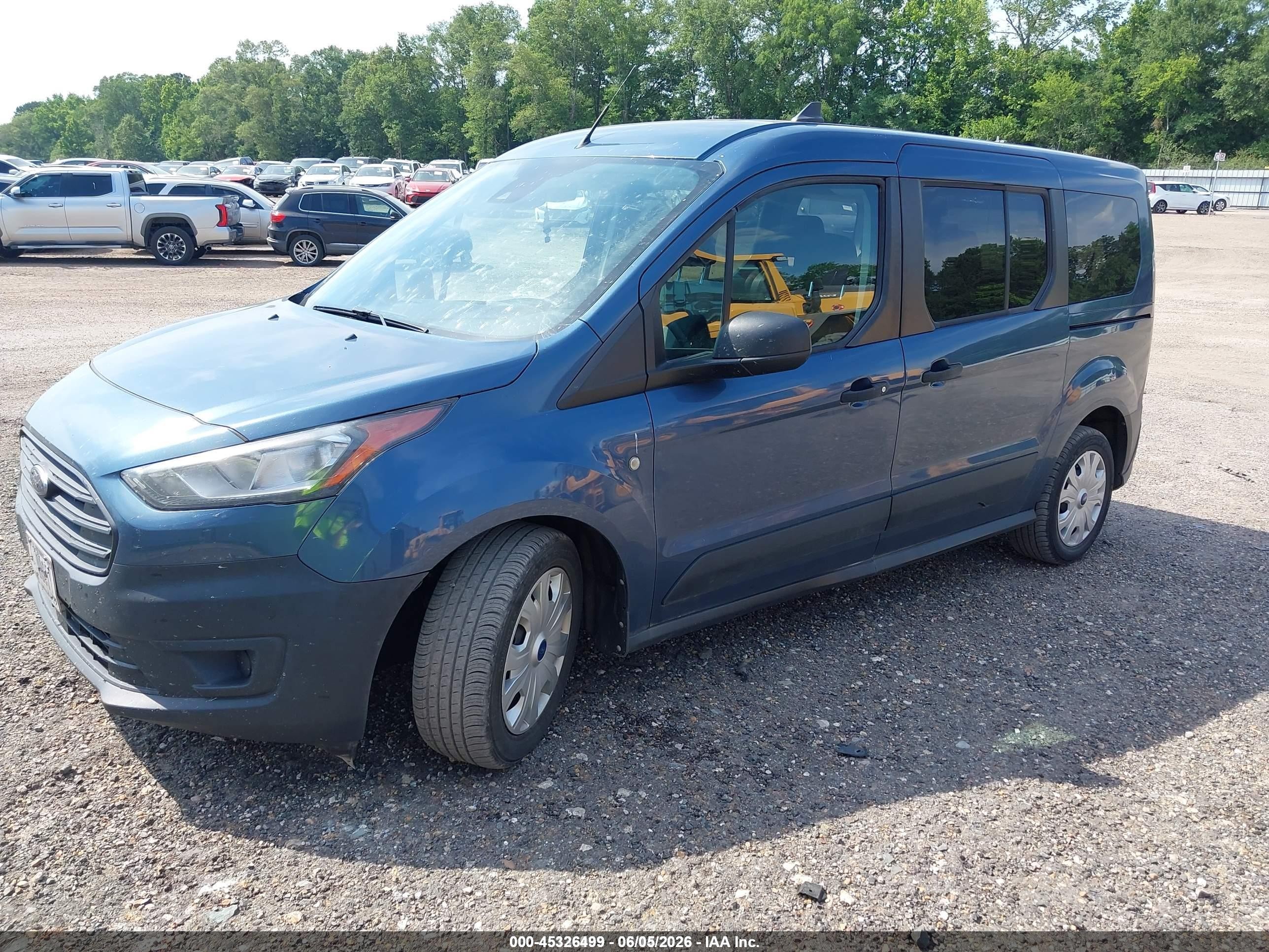 2022 Ford Transit Connect VIN NM0GE9E20N1508580 IAAI salvage auction — Side, SF97 (Louisiana), sold $10,700 on 2026-07-09 (photo 2)