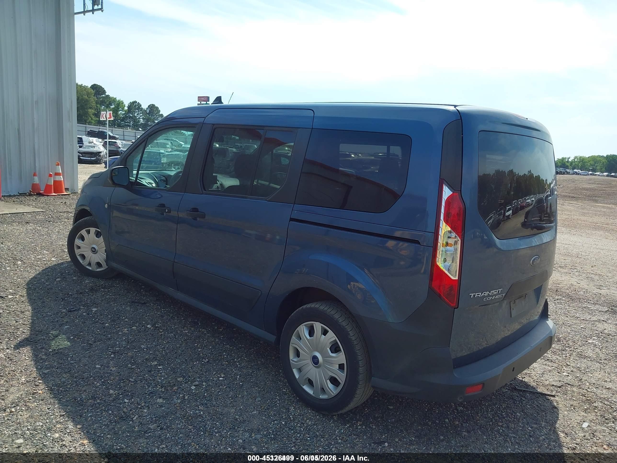 2022 Ford Transit Connect VIN NM0GE9E20N1508580 IAAI salvage auction — Side, SF97 (Louisiana), sold $10,700 on 2026-07-09 (photo 3)
