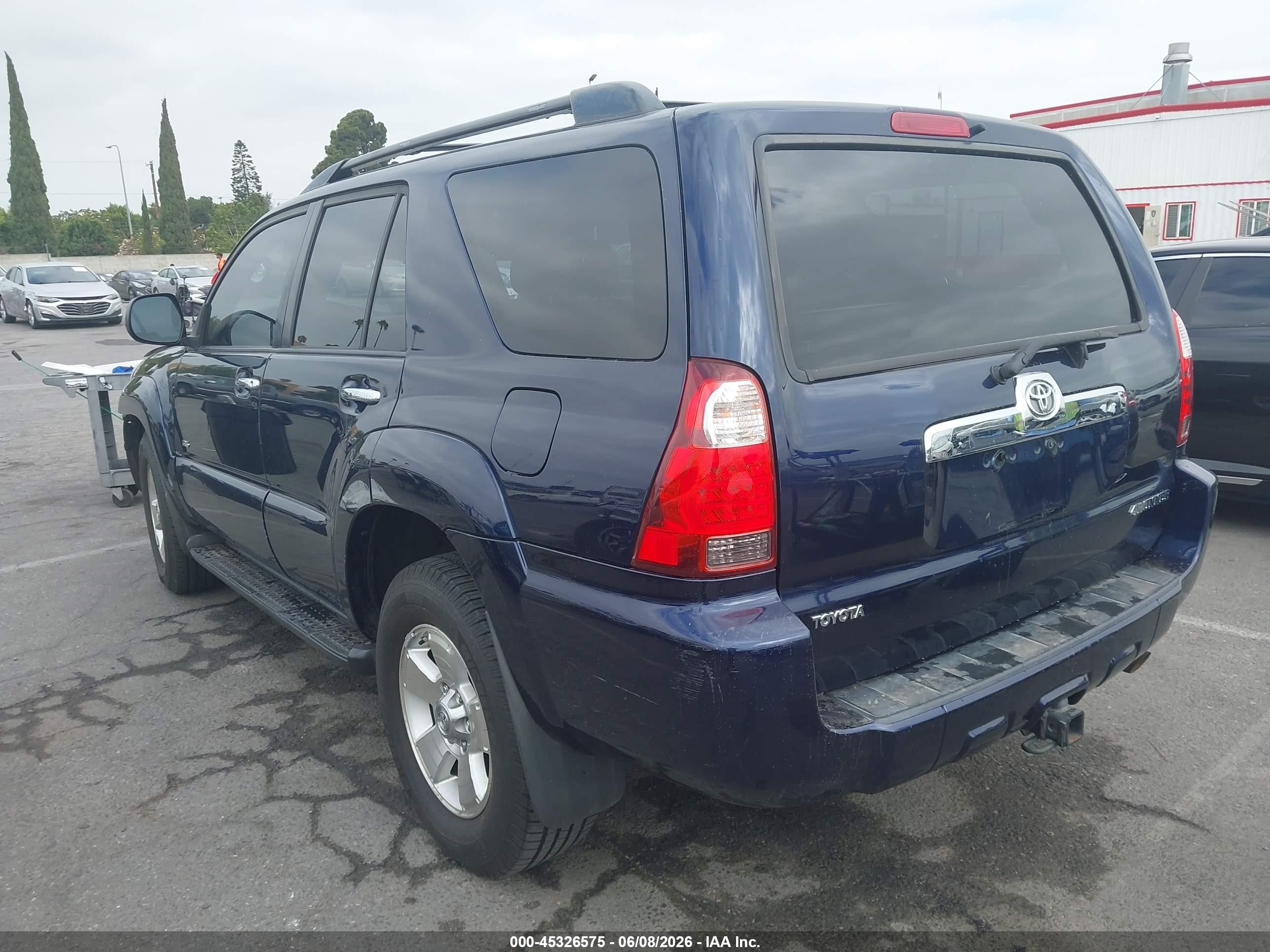 2007 Toyota 4Runner VIN JTEZU14R278076238 IAAI salvage auction — Front End, Salvage (California), sold $4,125 on 2026-07-06 (photo 3)