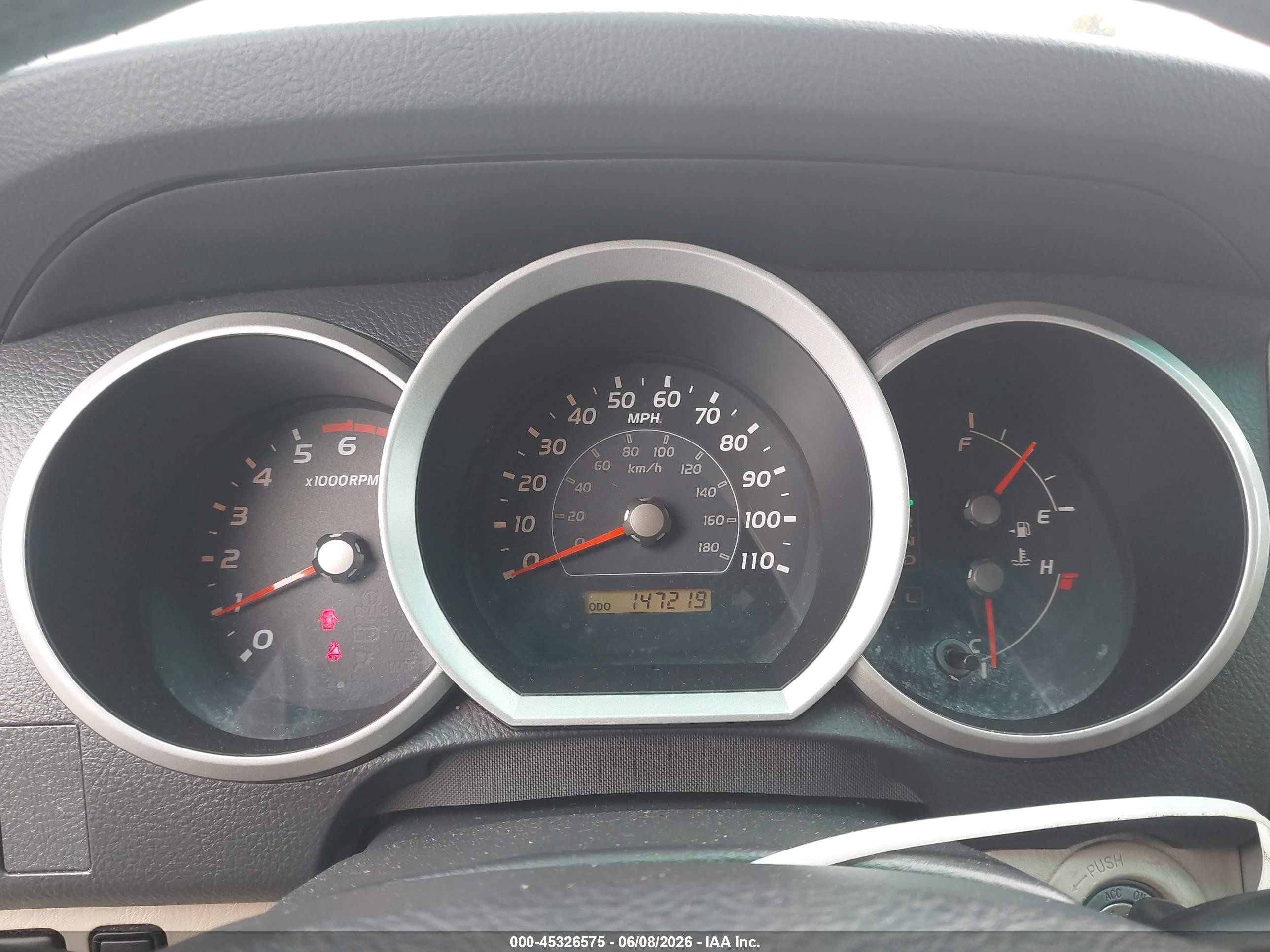 2007 Toyota 4Runner VIN JTEZU14R278076238 IAAI salvage auction — Front End, Salvage (California), sold $4,125 on 2026-07-06 (photo 7)