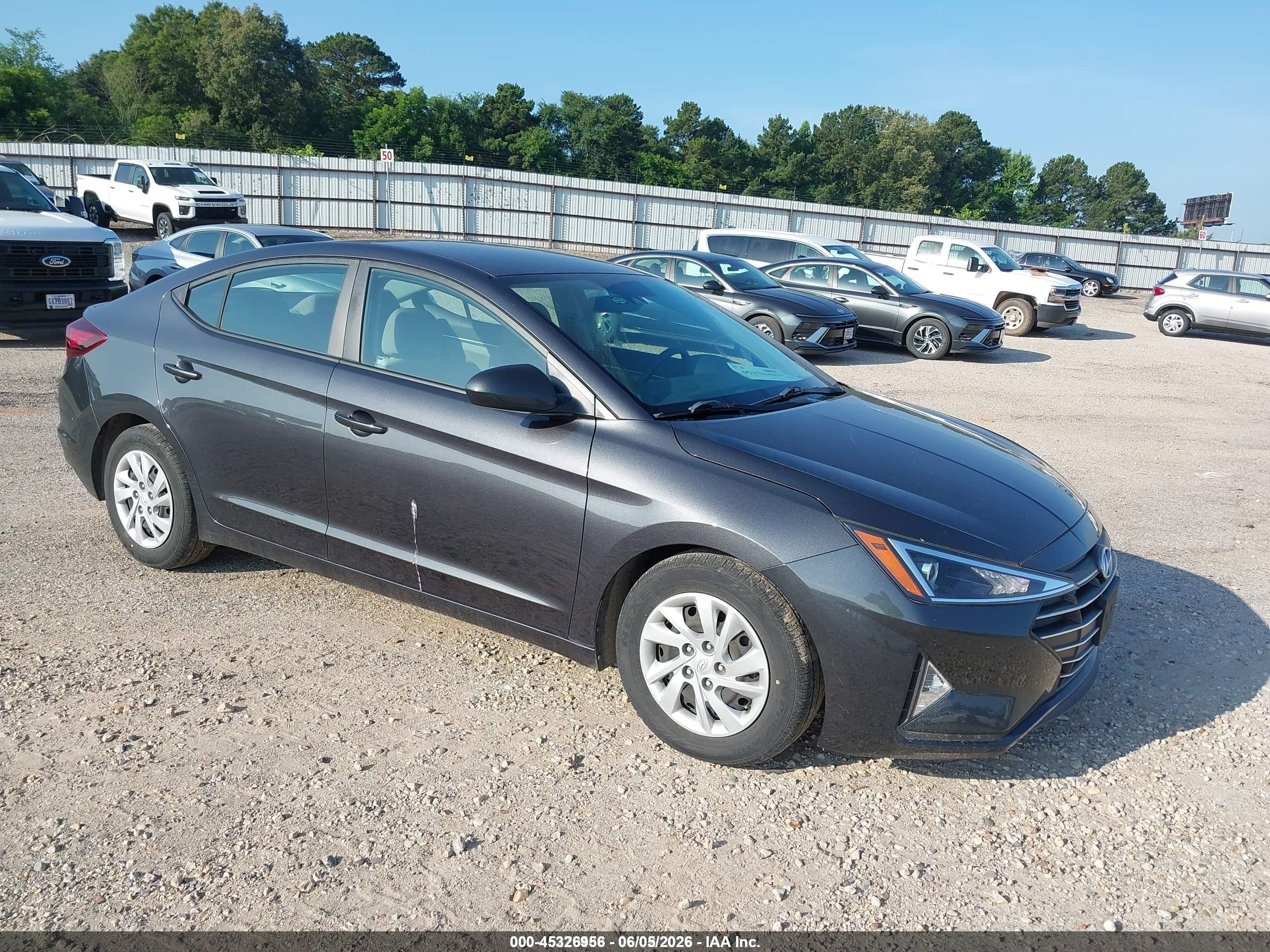 2020 Hyundai Elantra VIN 5NPD74LF9LH614816 IAAI salvage auction — Normal Wear, SF97 (Louisiana), sold $12,625 on 2026-07-09 (photo 1)