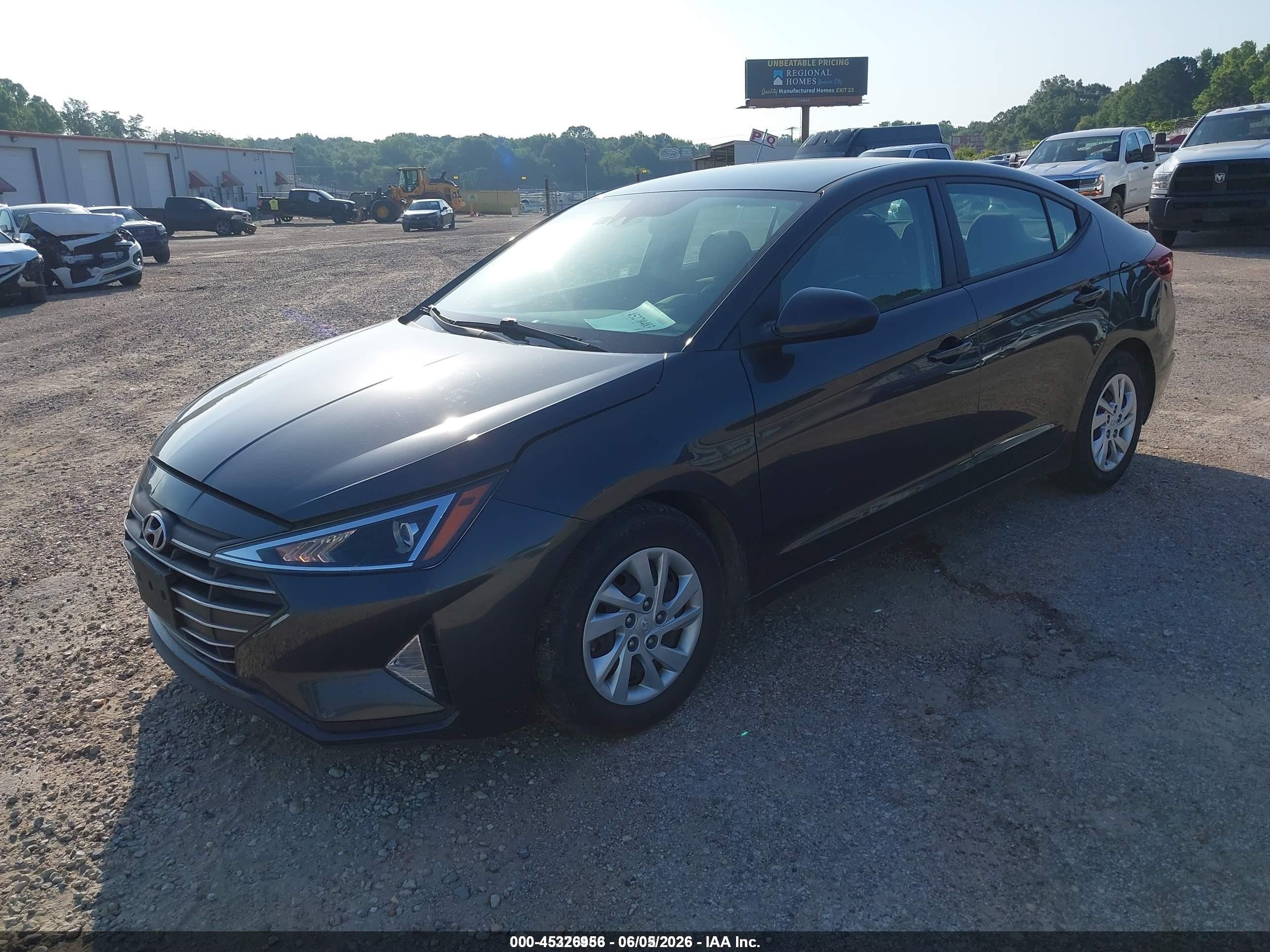 2020 Hyundai Elantra VIN 5NPD74LF9LH614816 IAAI salvage auction — Normal Wear, SF97 (Louisiana), sold $12,625 on 2026-07-09 (photo 2)