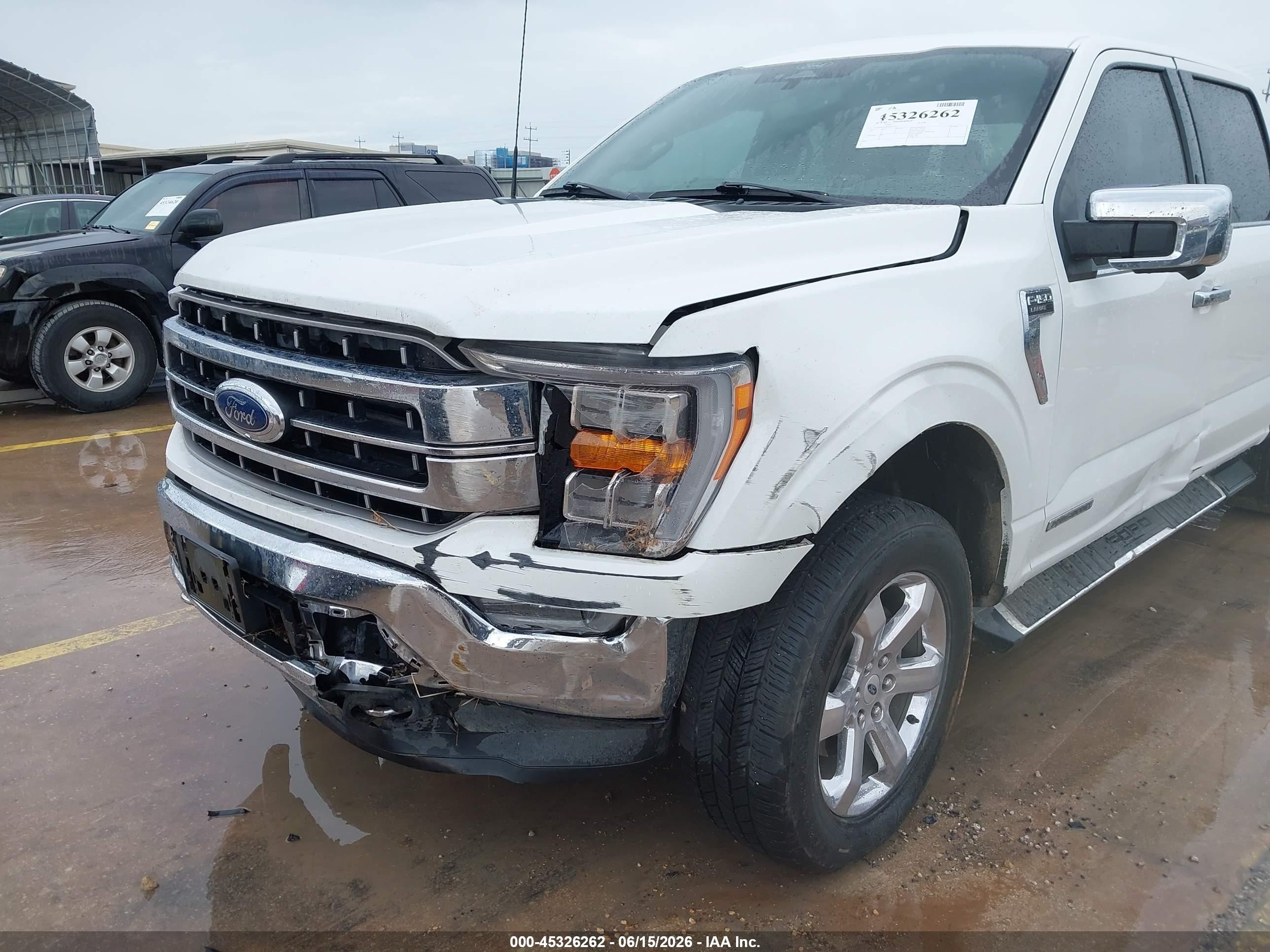 2022 Ford F-150 VIN 1FTFW1ED6NFB81250 IAAI salvage auction — Side, Original (Texas), sold $11,400 on 2026-09-04 (photo 6)