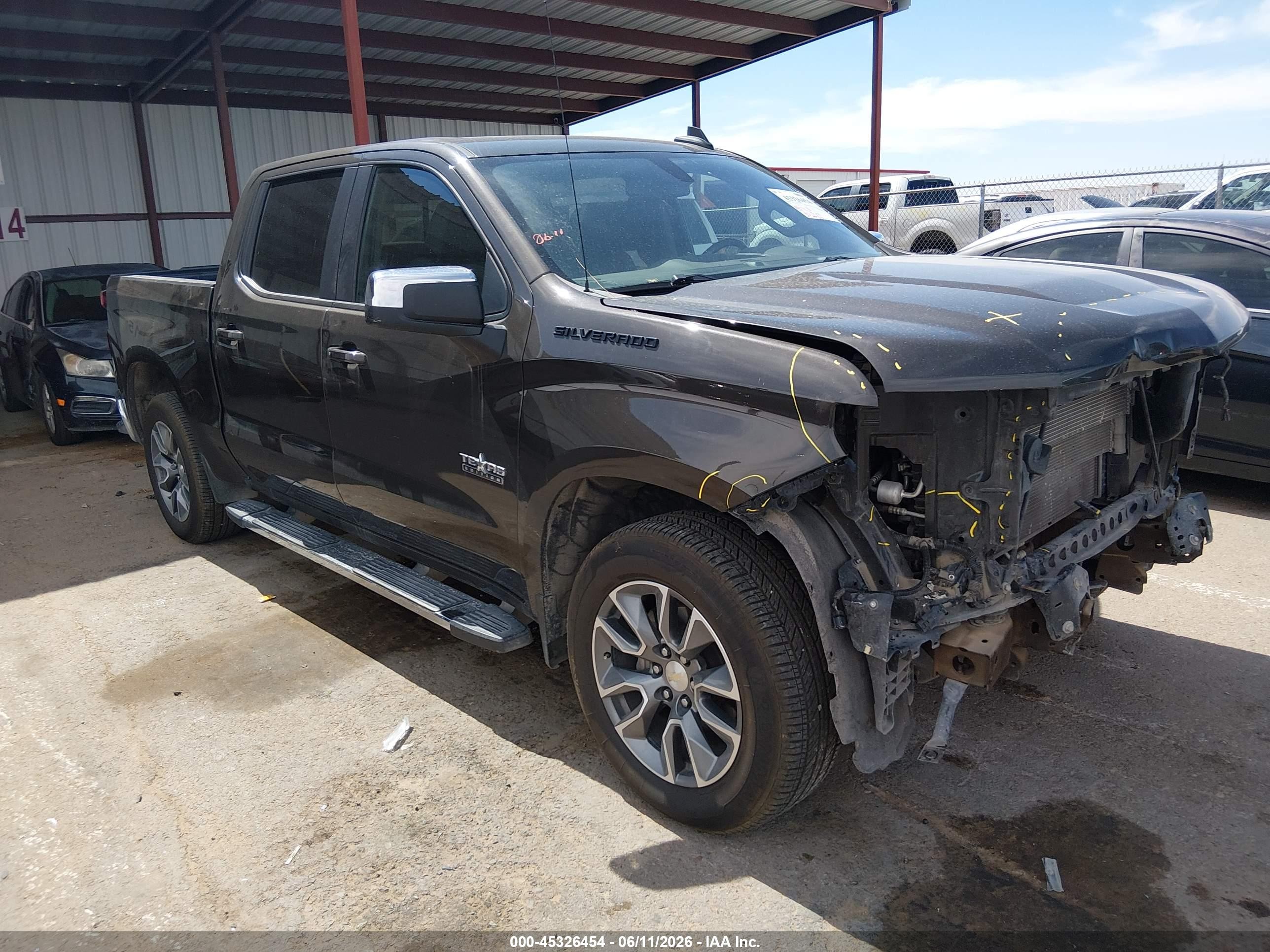 2021 Chevrolet Silverado 1500 VIN 1GCPWCED4MZ133985 — IAAI salvage auction photo