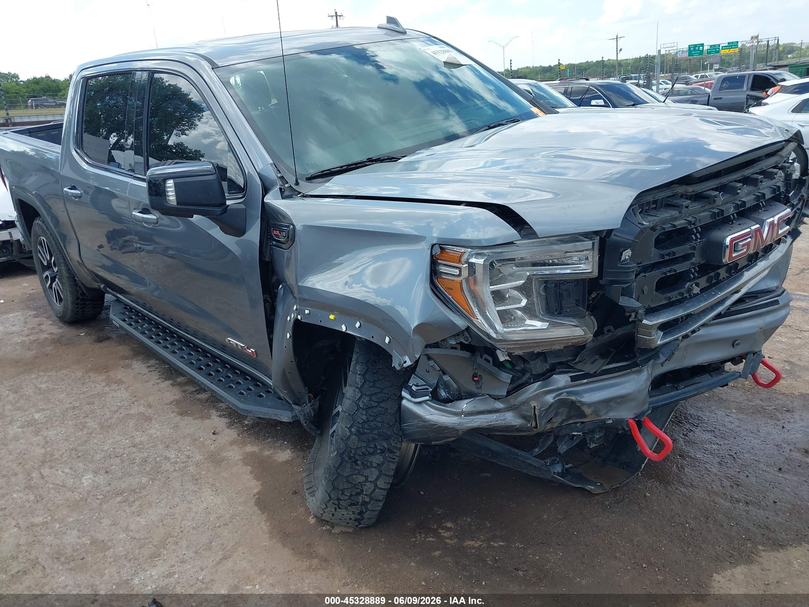 2021 GMC Sierra 1500 VIN 1GTP9EEL3MZ278798 — IAAI salvage auction photo