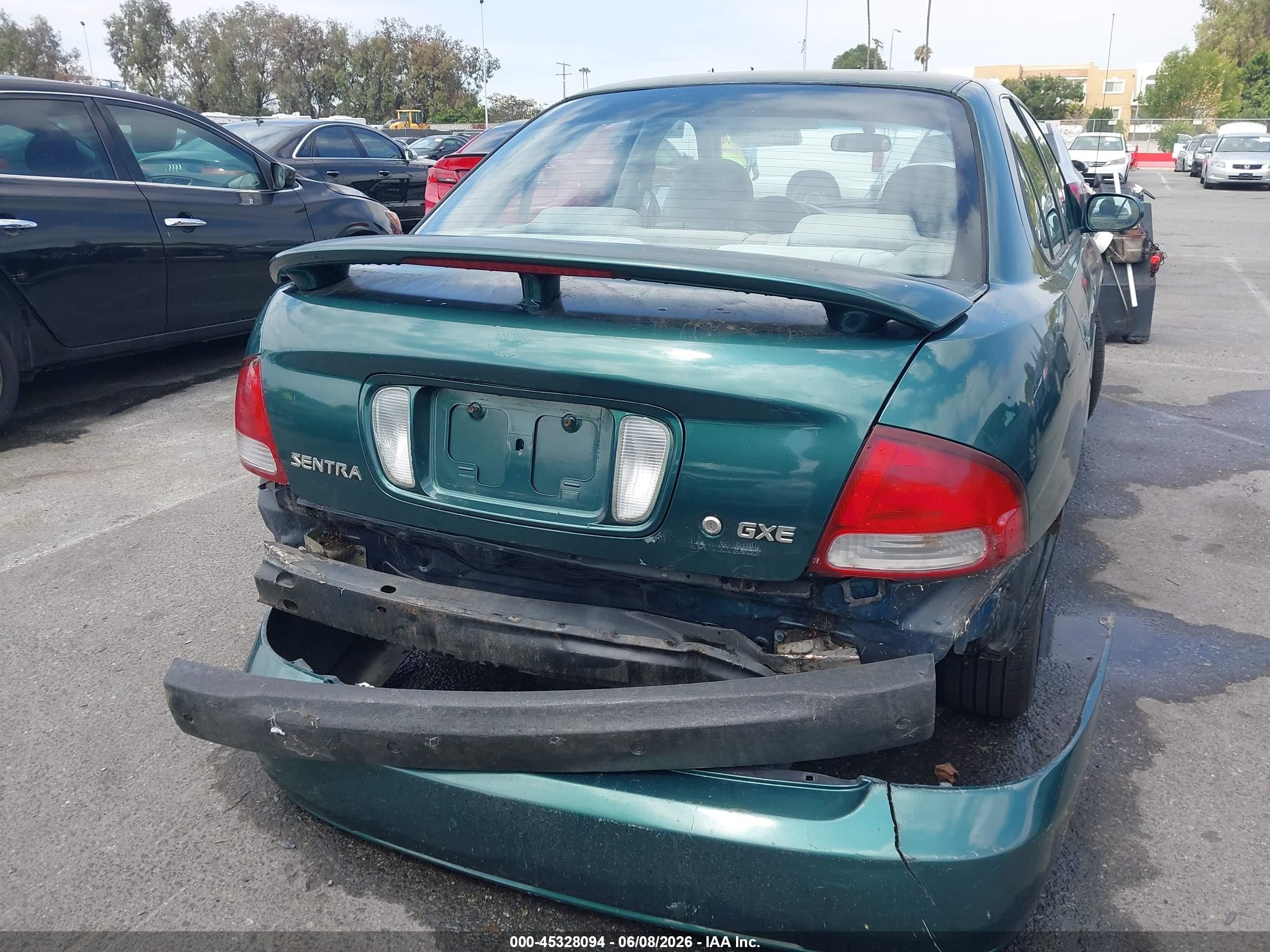 2003 Nissan Sentra VIN 3N1CB51D73L703949 IAAI salvage auction — Rear End, Salvage (California), sold $575 on 2026-07-09 (photo 6)