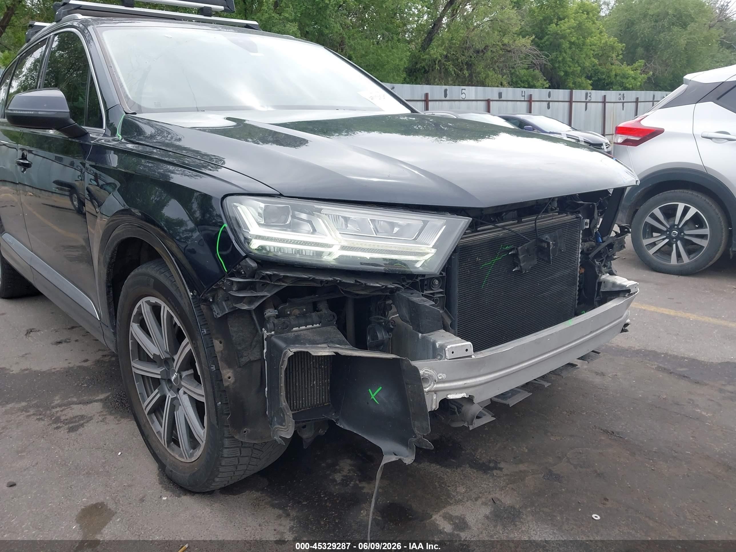2017 Audi Q7 VIN WA1LAAF79HD028771 IAAI salvage auction — Front End, Salvage (Utah), sold $6,000 on 2026-07-02 (photo 6)