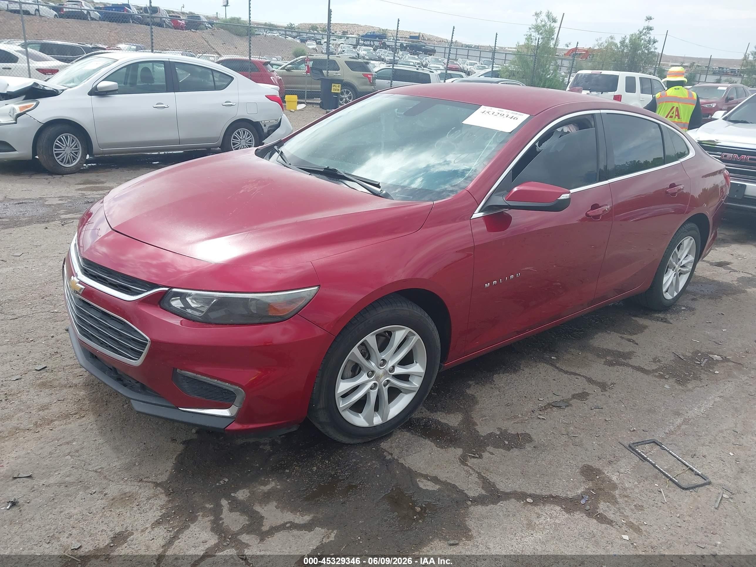2018 Chevrolet Malibu VIN 1G1ZD5ST6JF169785 IAAI salvage auction — Unknown, Salvage (New Mexico), sold $1,100 on 2026-09-08 (photo 2)
