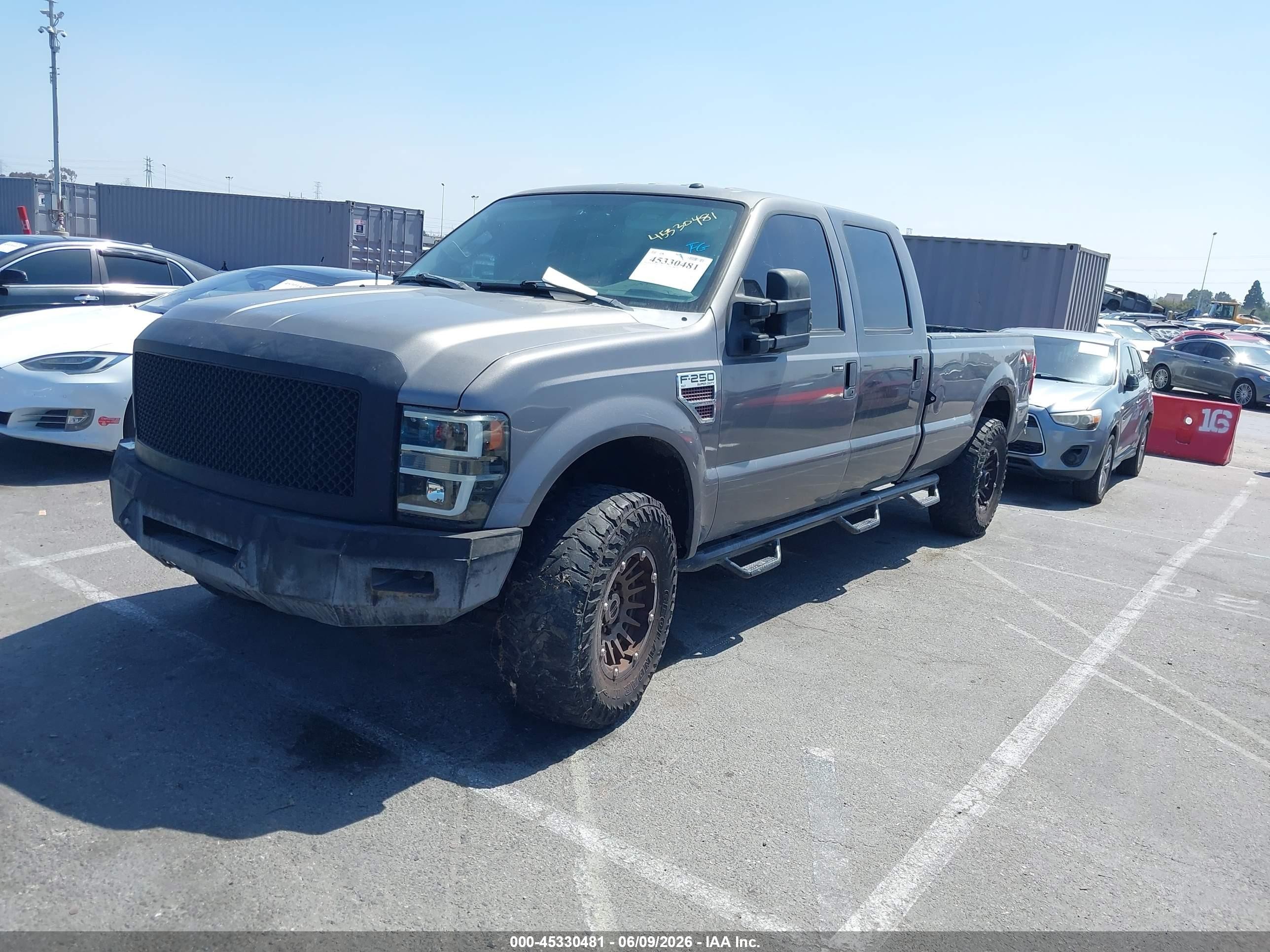 2009 Ford F-550 Super Duty VIN 1FTSW21R49EA54353 IAAI salvage auction — Normal Wear, Clear - Dealer Only (California), sold $400 on 2026-07-09 (photo 2)
