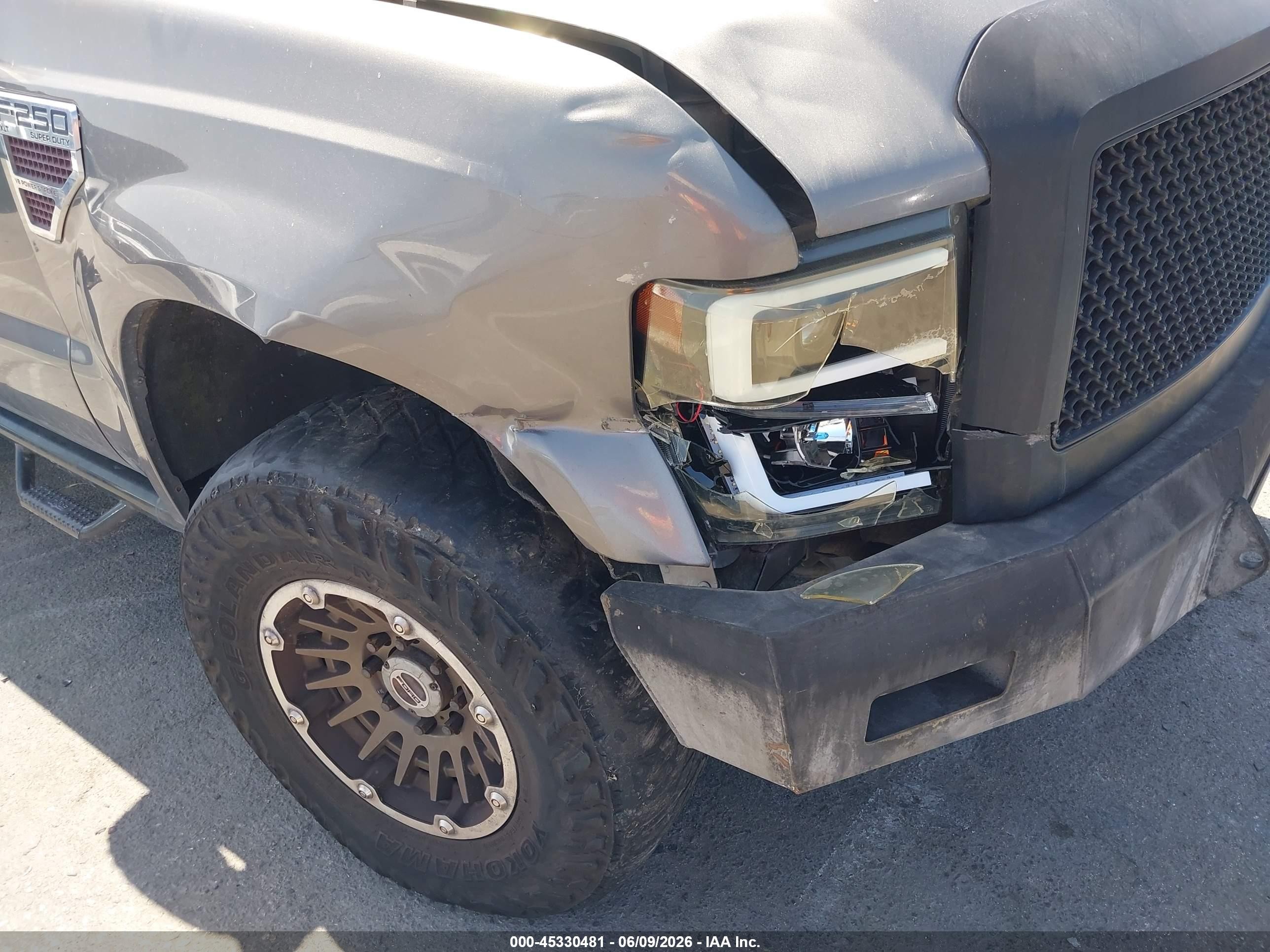 2009 Ford F-550 Super Duty VIN 1FTSW21R49EA54353 IAAI salvage auction — Normal Wear, Clear - Dealer Only (California), sold $400 on 2026-07-09 (photo 6)